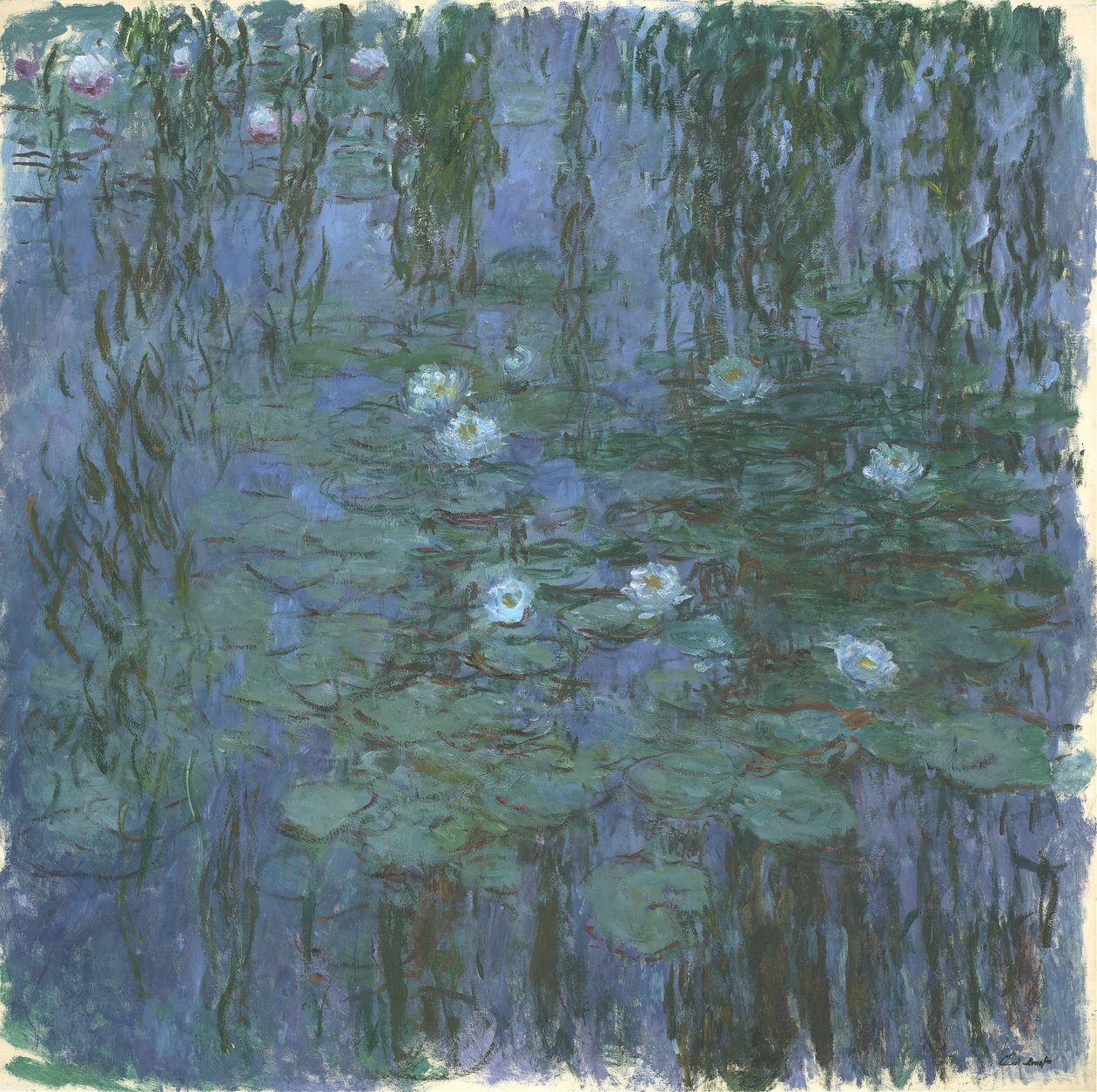 Nymphéas bleus - Claude Monet