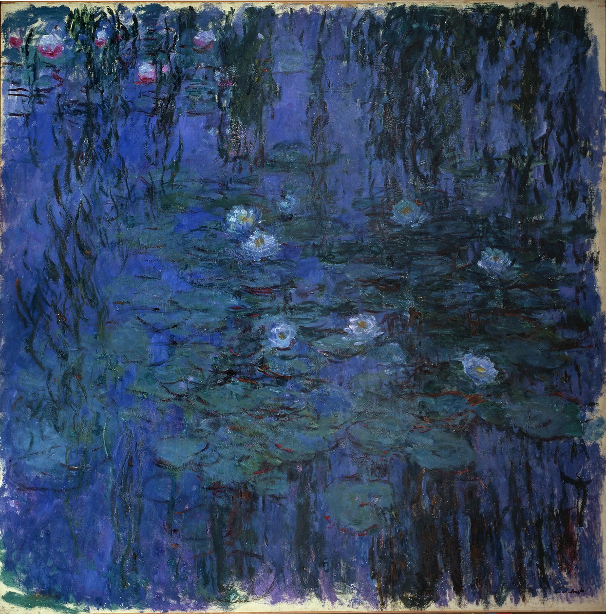 Nénuphar bleu - Claude Monet