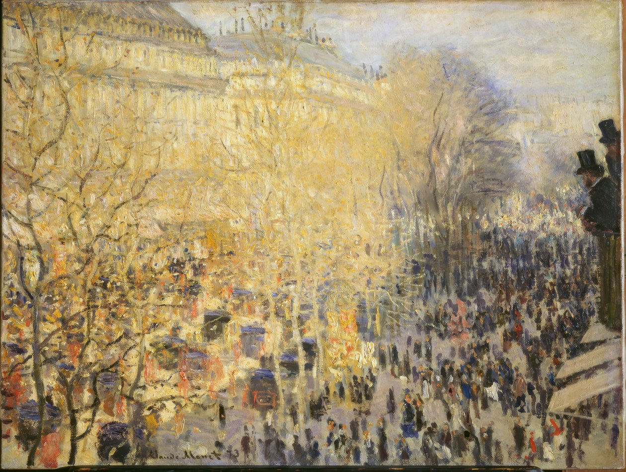 Boulevard des Capucines à Paris - Claude Monet