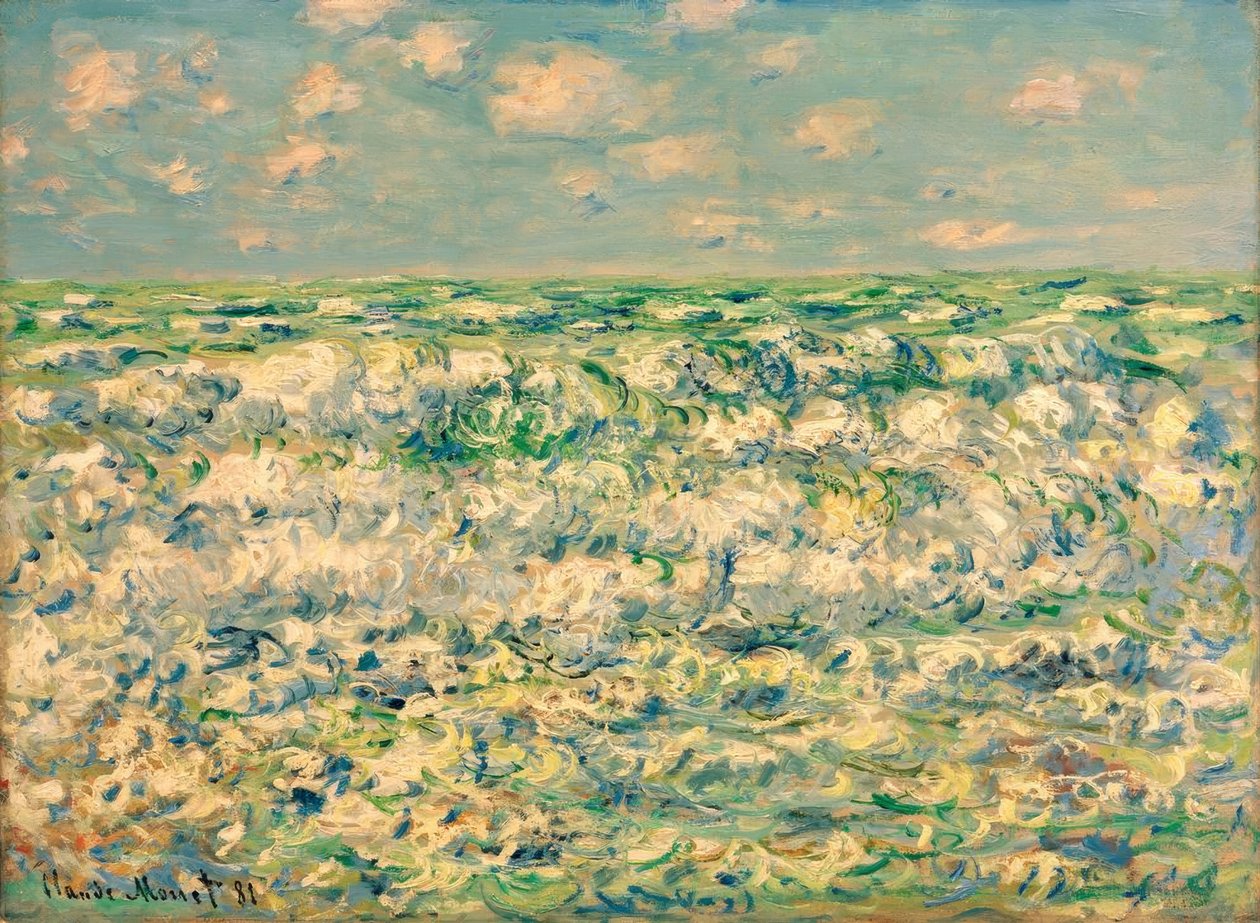Vagues déferlantes - Claude Monet