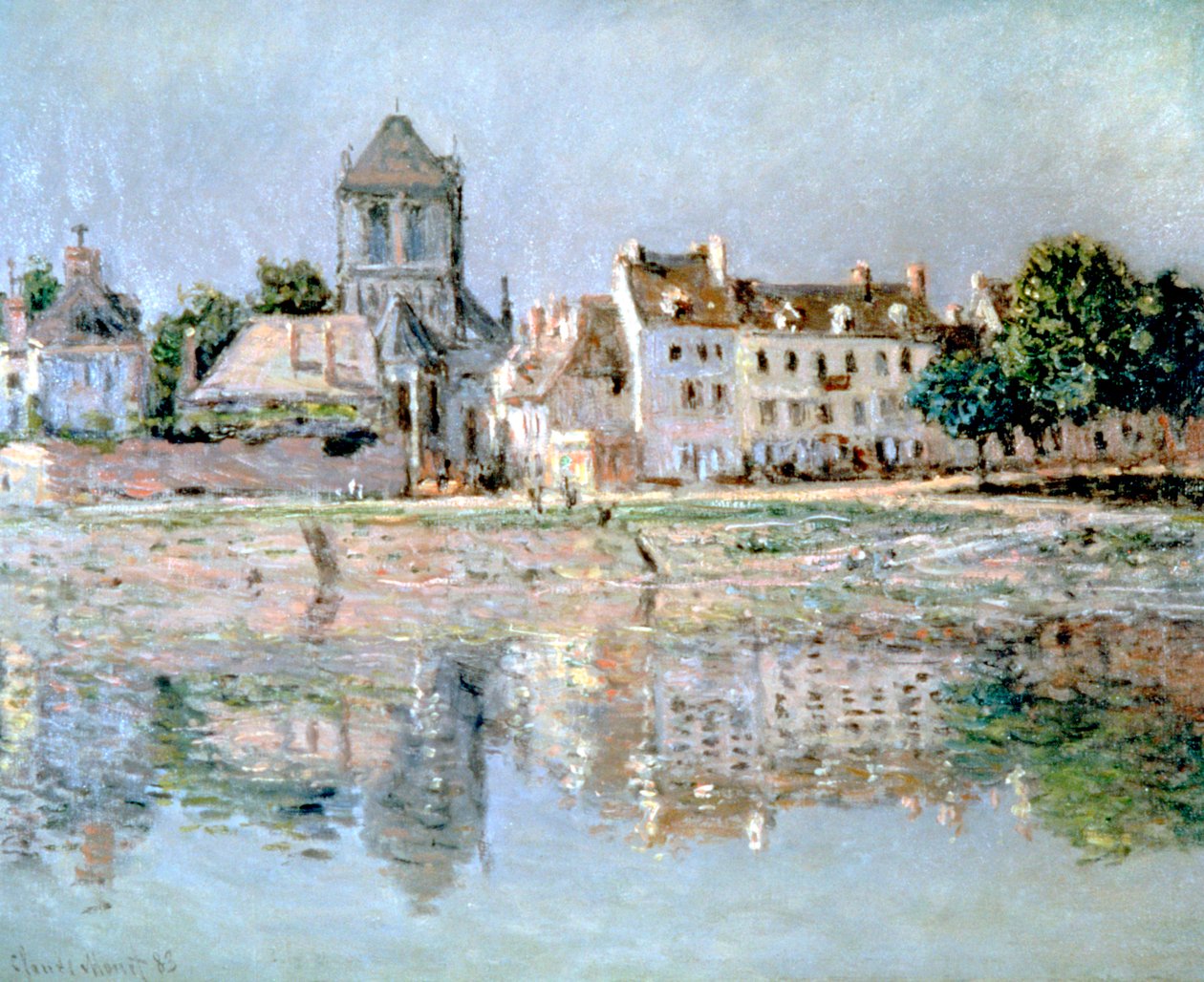 Au bord de la rivière à Vernon, 1883 - Claude Monet
