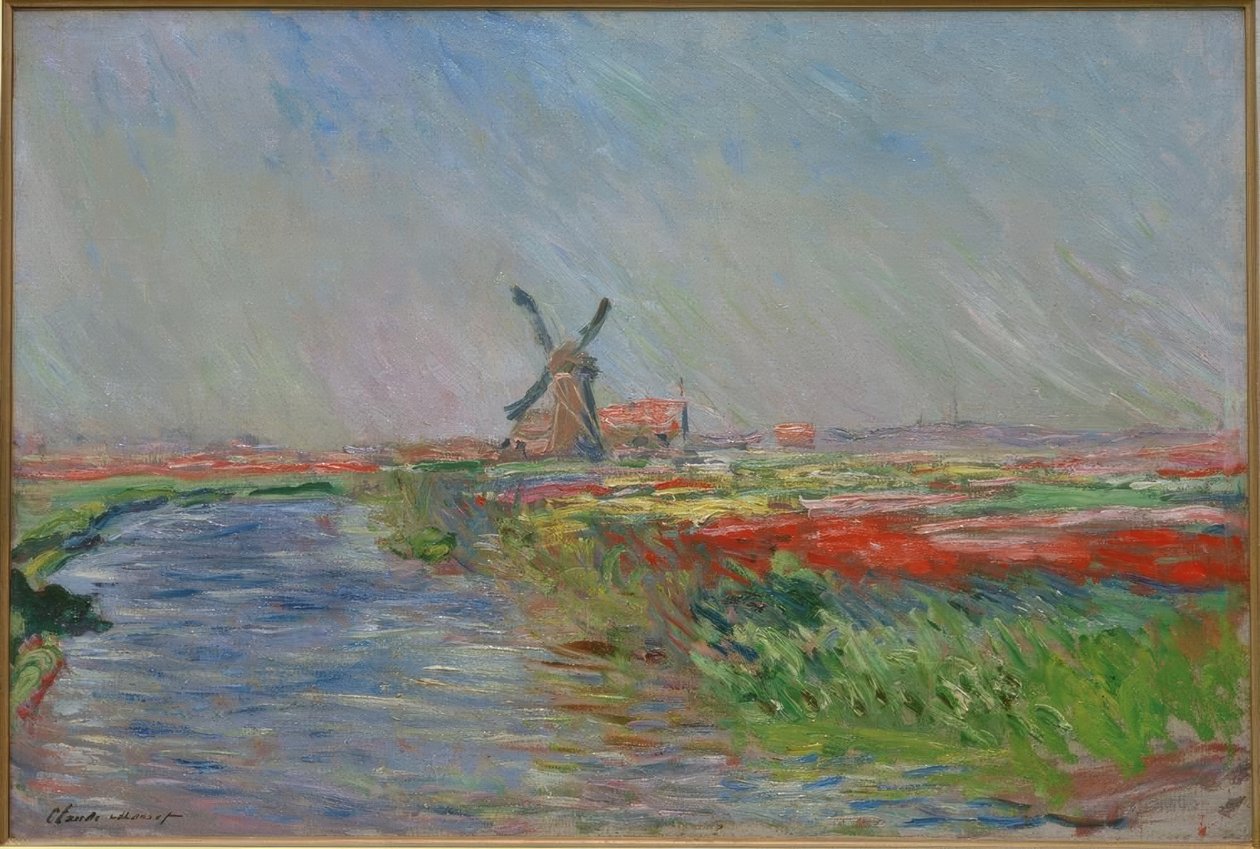 Champs de tulipes en Hollande - Claude Monet