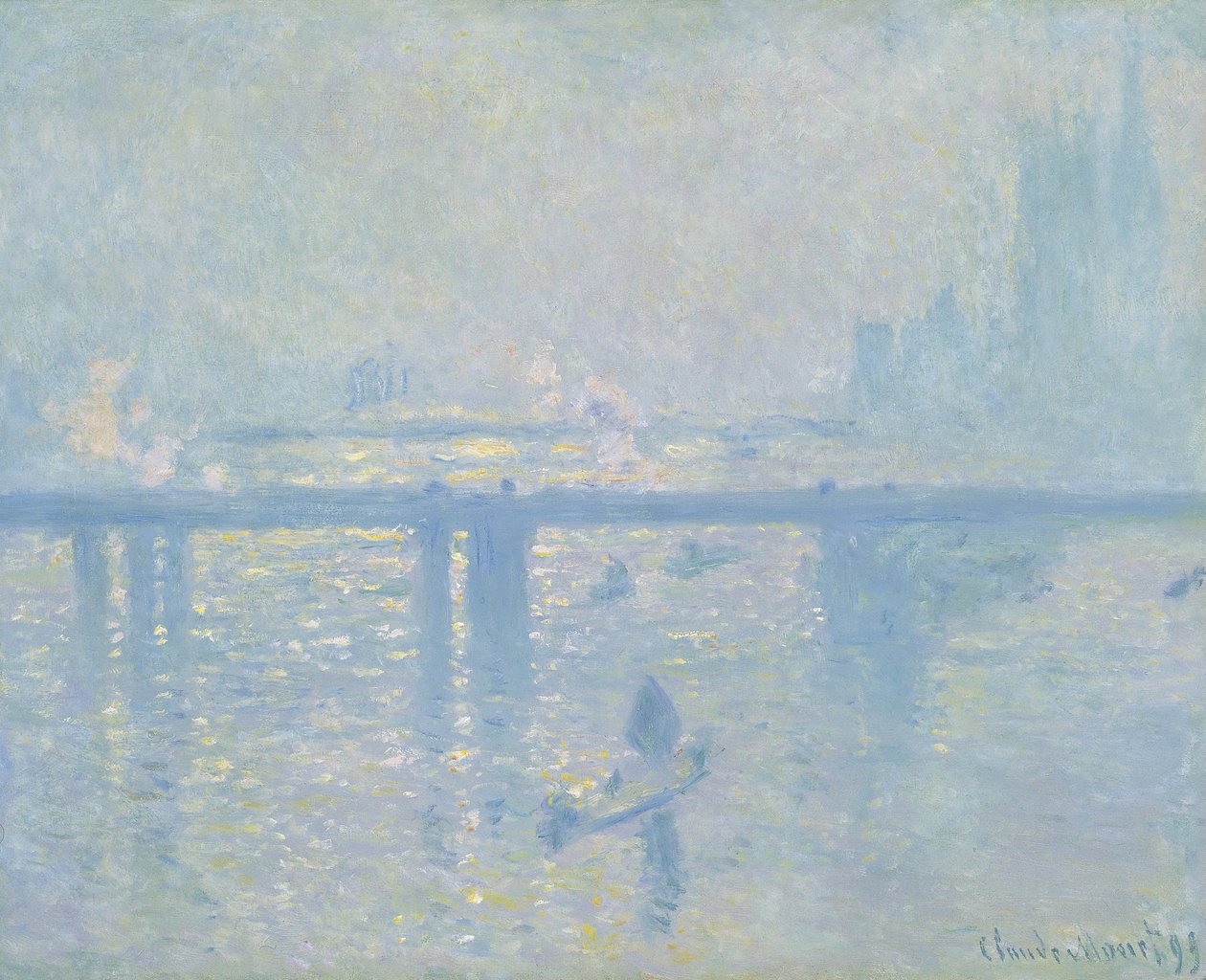 Pont de Charing-Cross à Londres, 1899 - Claude Monet