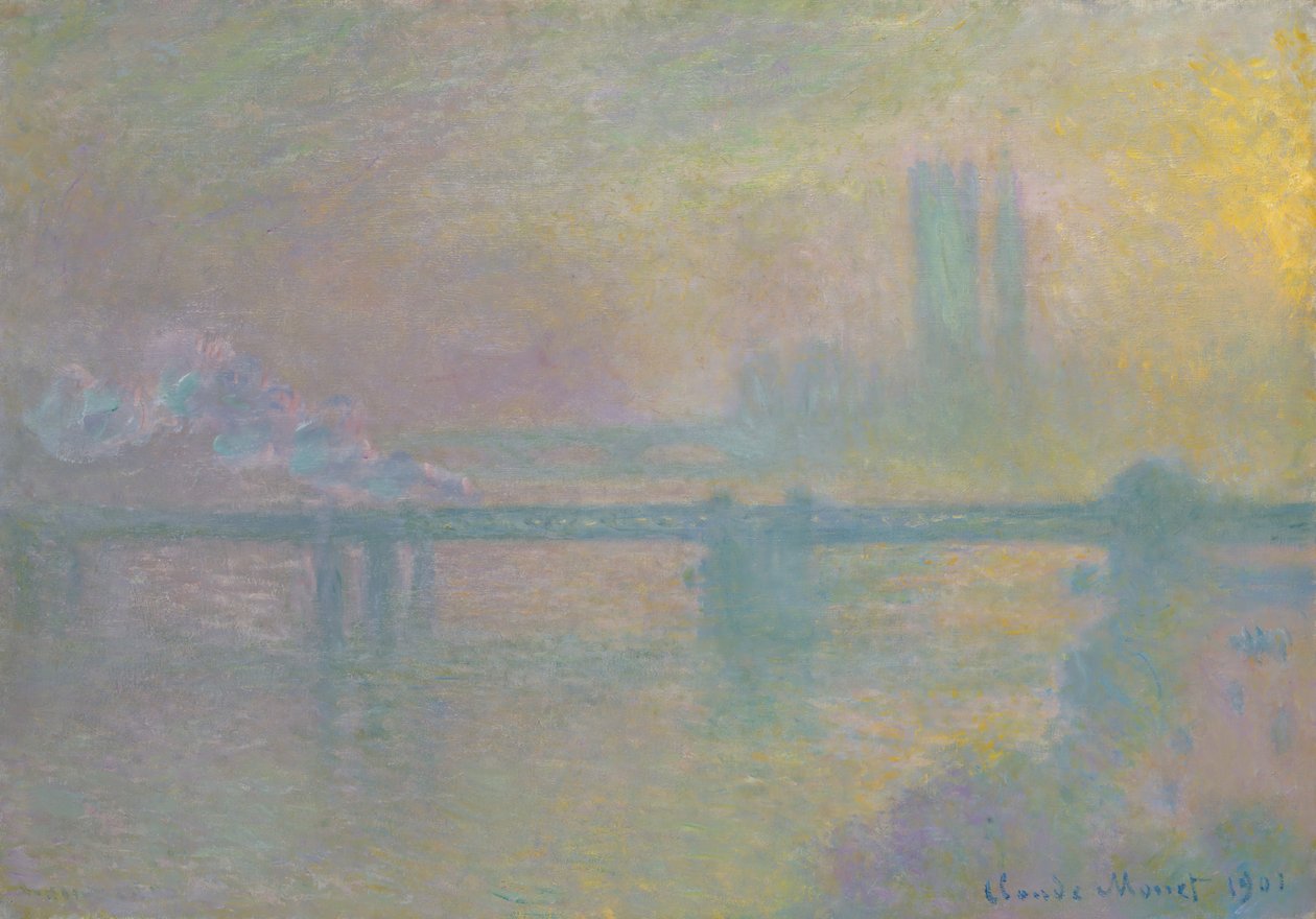 Pont de Charing Cross, Londres, 1901 - Claude Monet