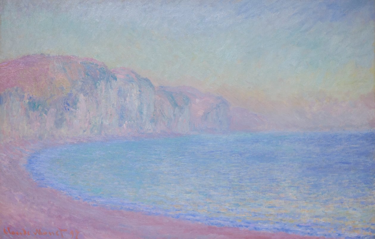 Falaises à Pourville, lever de soleil - Claude Monet