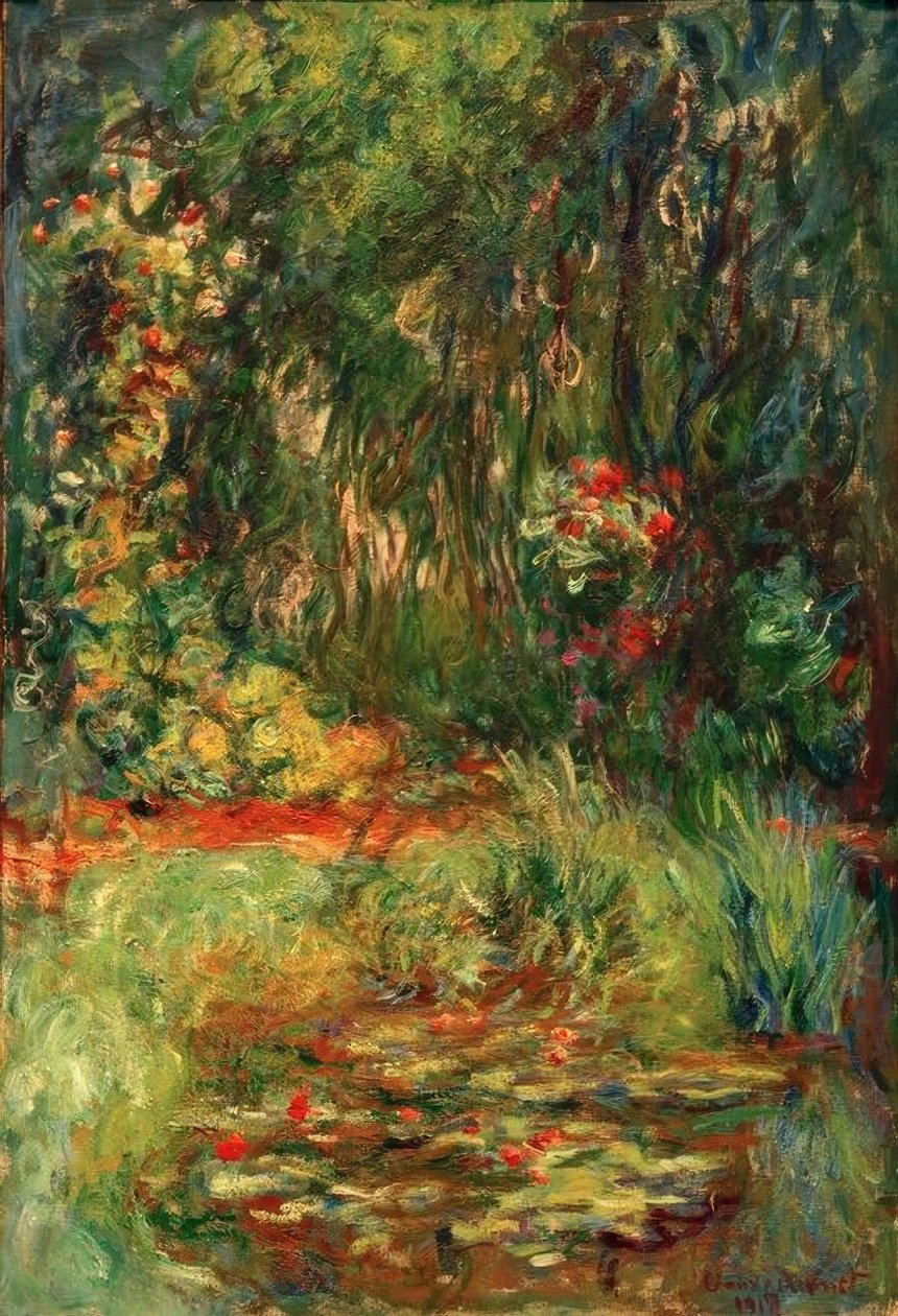 Coin du bassin aux nymphéas - Claude Monet