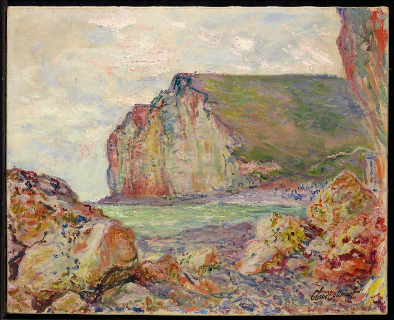 Falaises des Petites-Dalles - Claude Monet