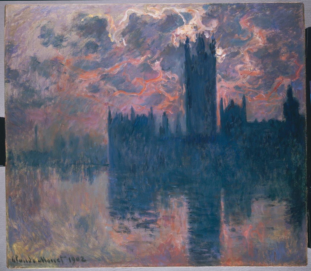 Le Parlement, coucher de soleil, 1902 - Claude Monet