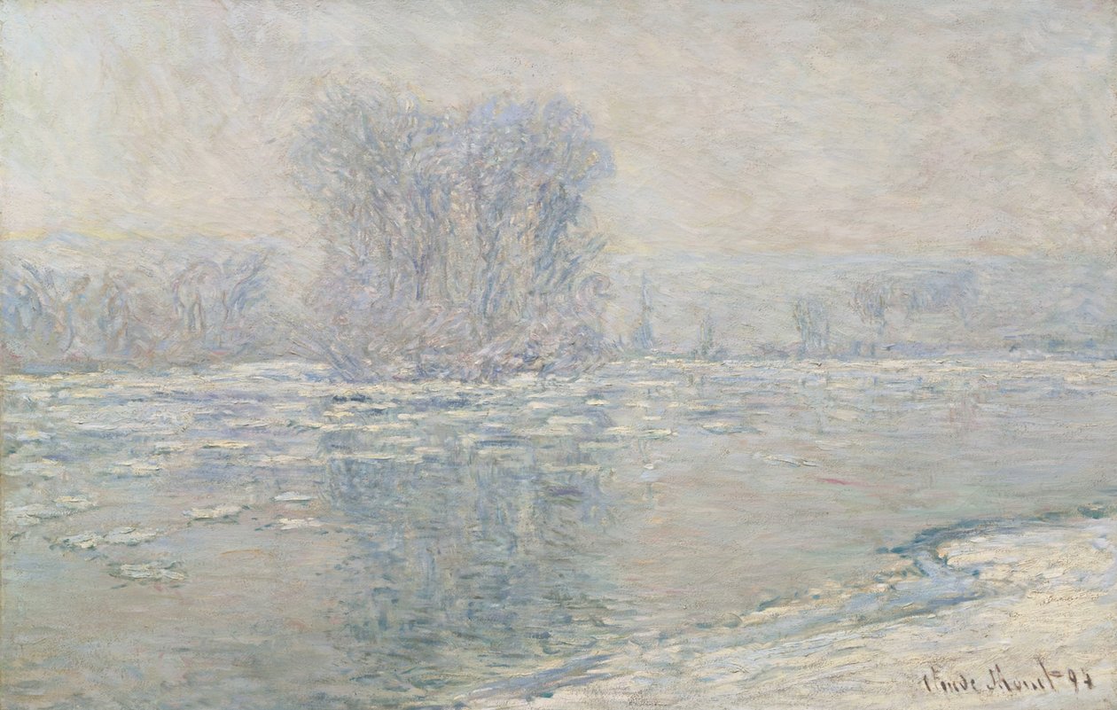 Glacons, effet blanc, 1893 - Claude Monet