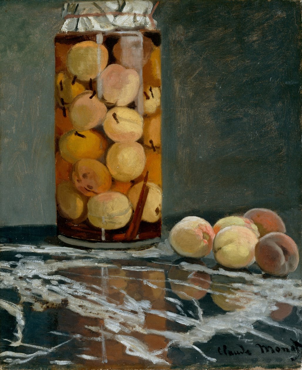 Pot de pêches, vers 1866 - Claude Monet