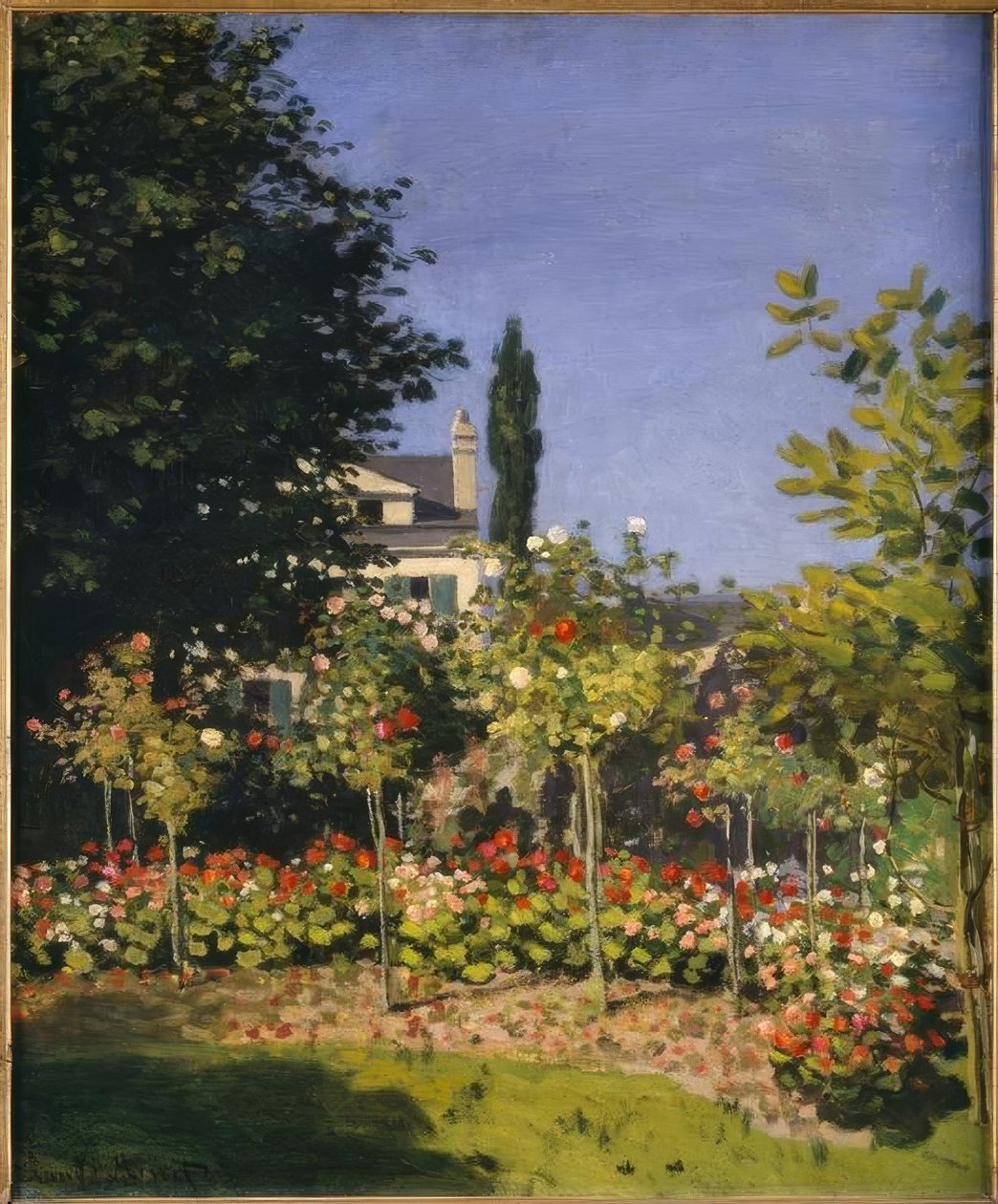 Jardin en fleurs - Claude Monet