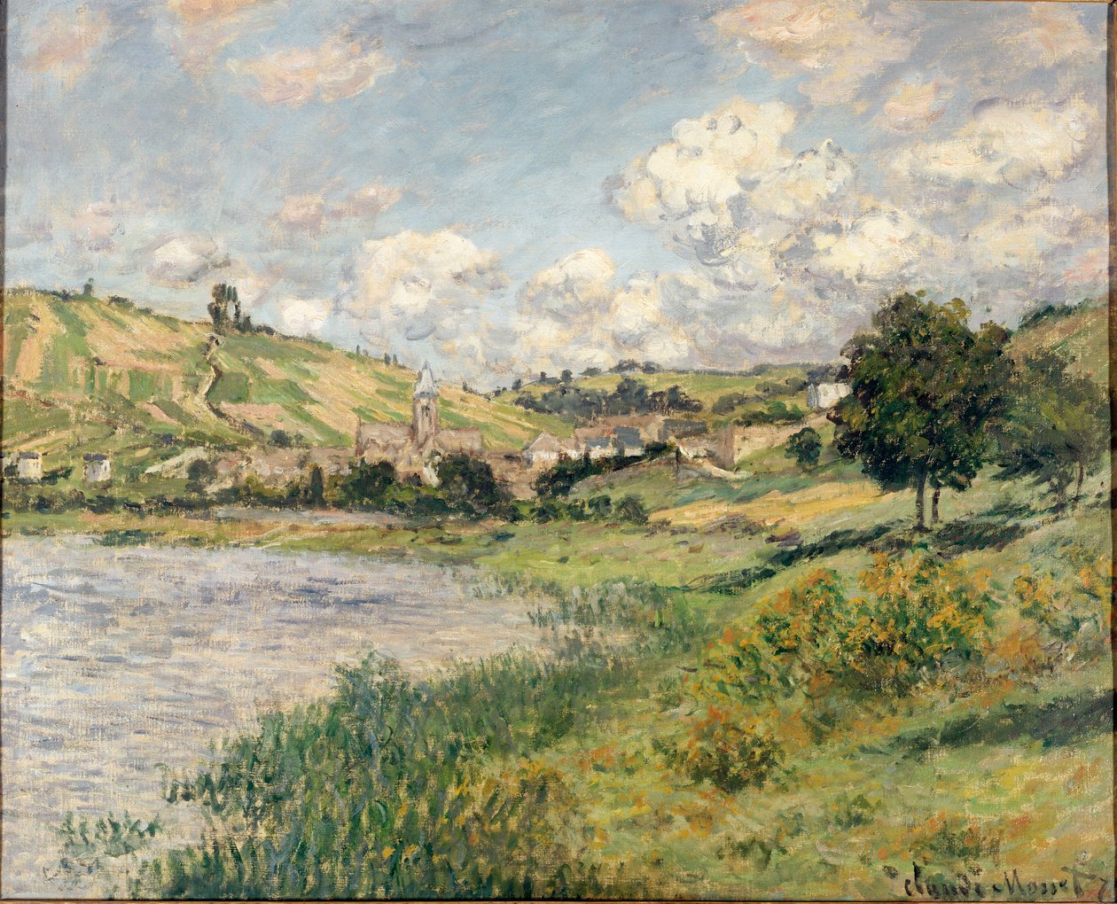 Paysage. Vétheuil - Claude Monet