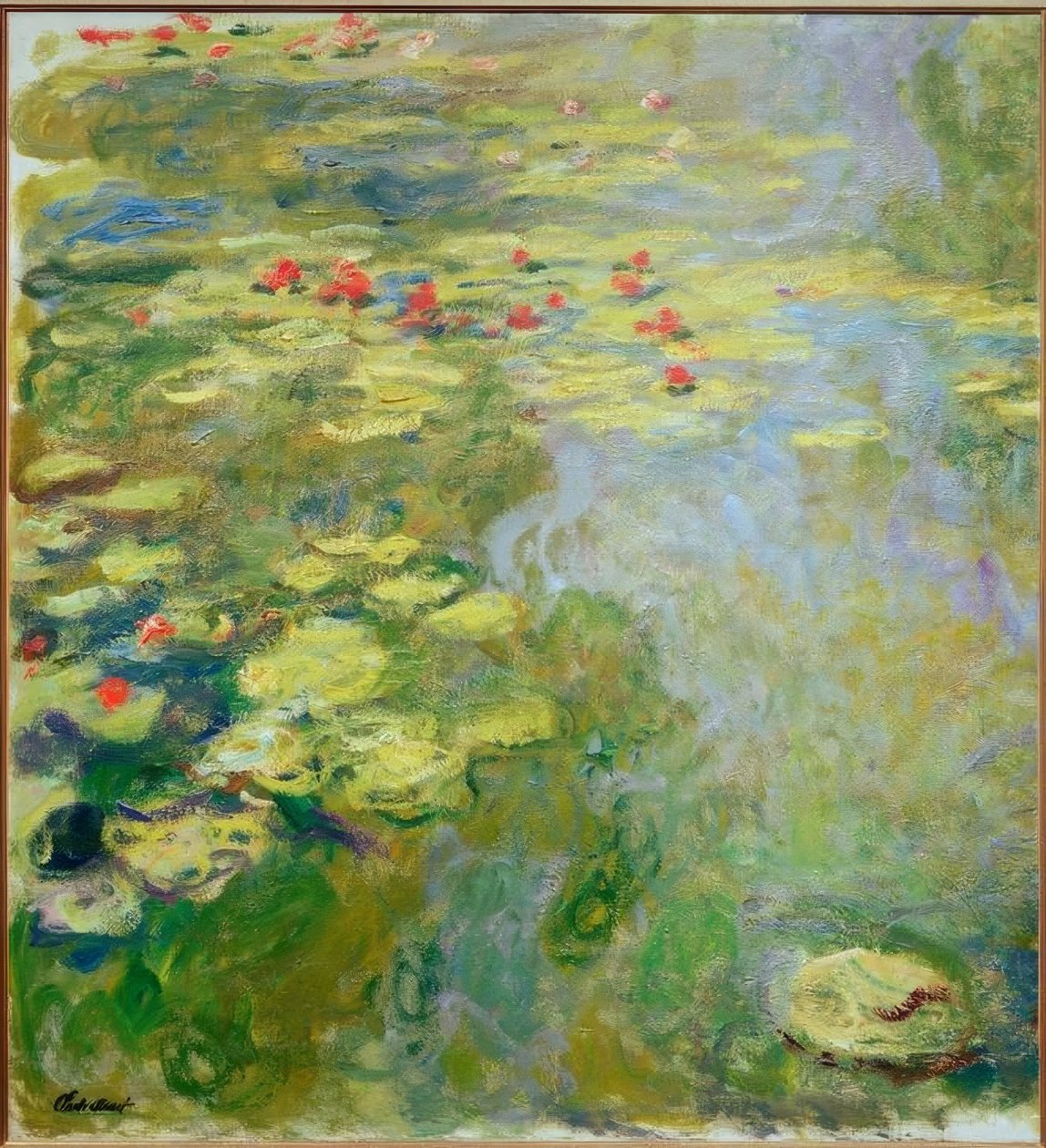 Le Bassin aux nymphéas (partie gauche) - Claude Monet
