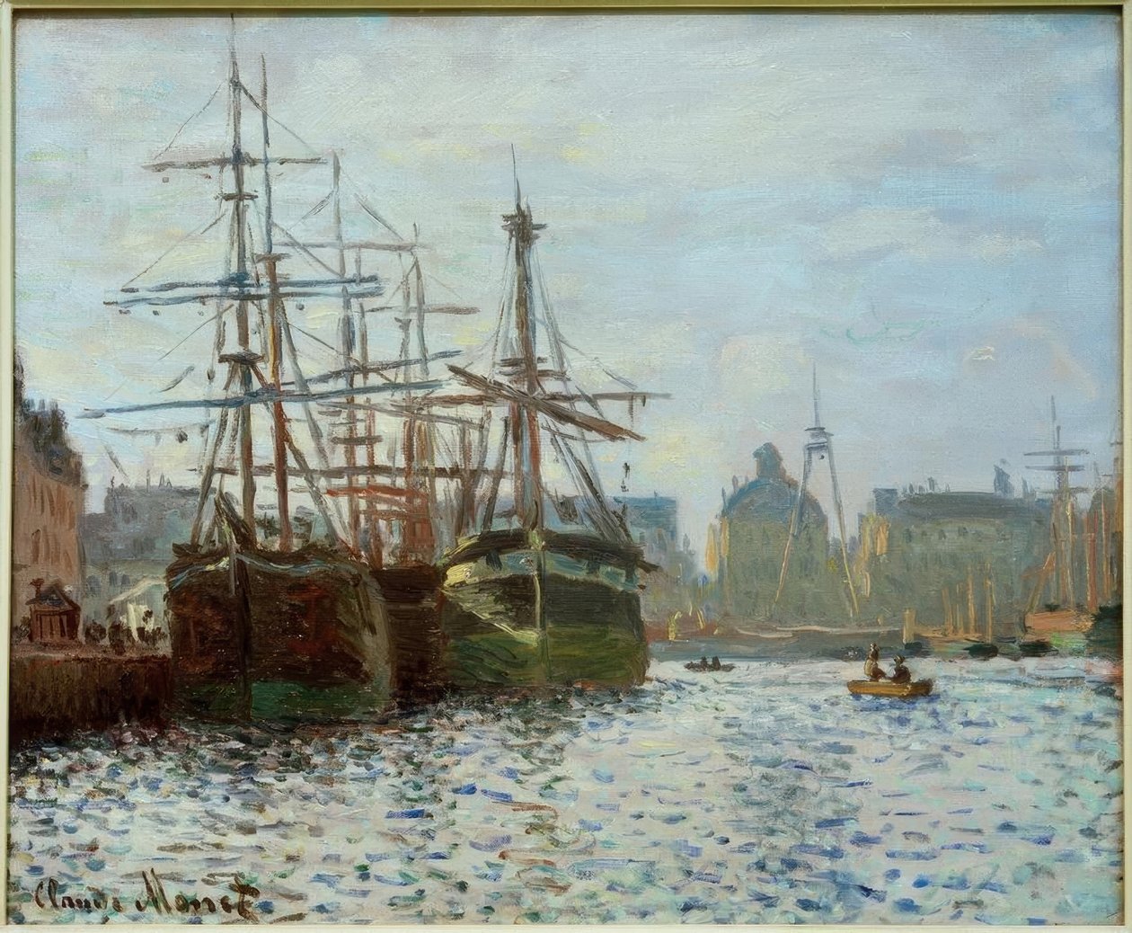 Le Bassin du Commerce, Le Havre - Claude Monet