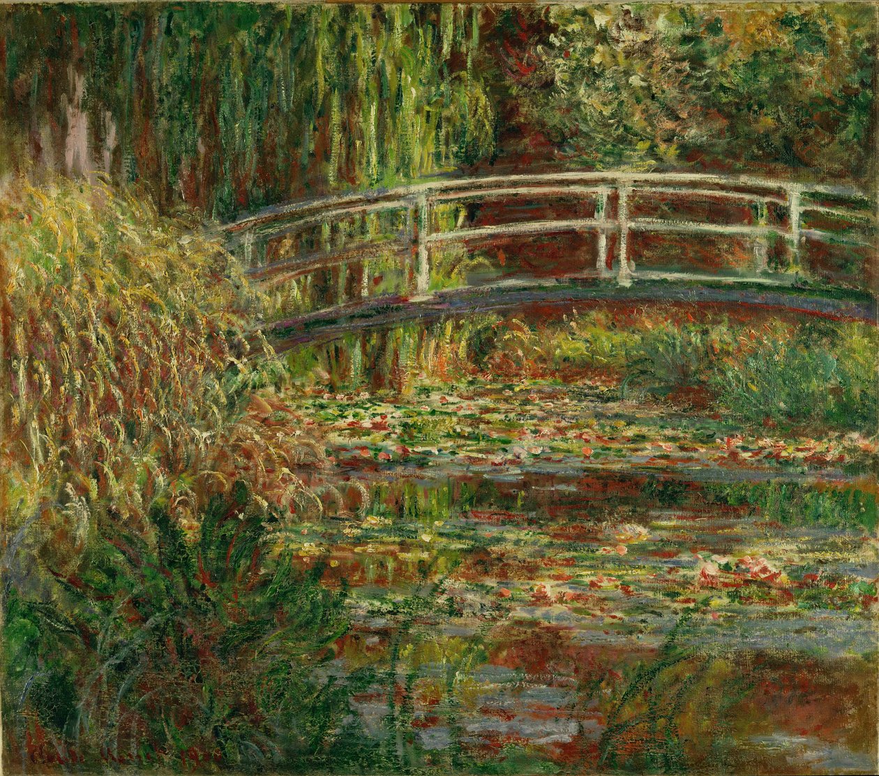 Le bassin au nympheas … (oil on canvas) - Claude Monet