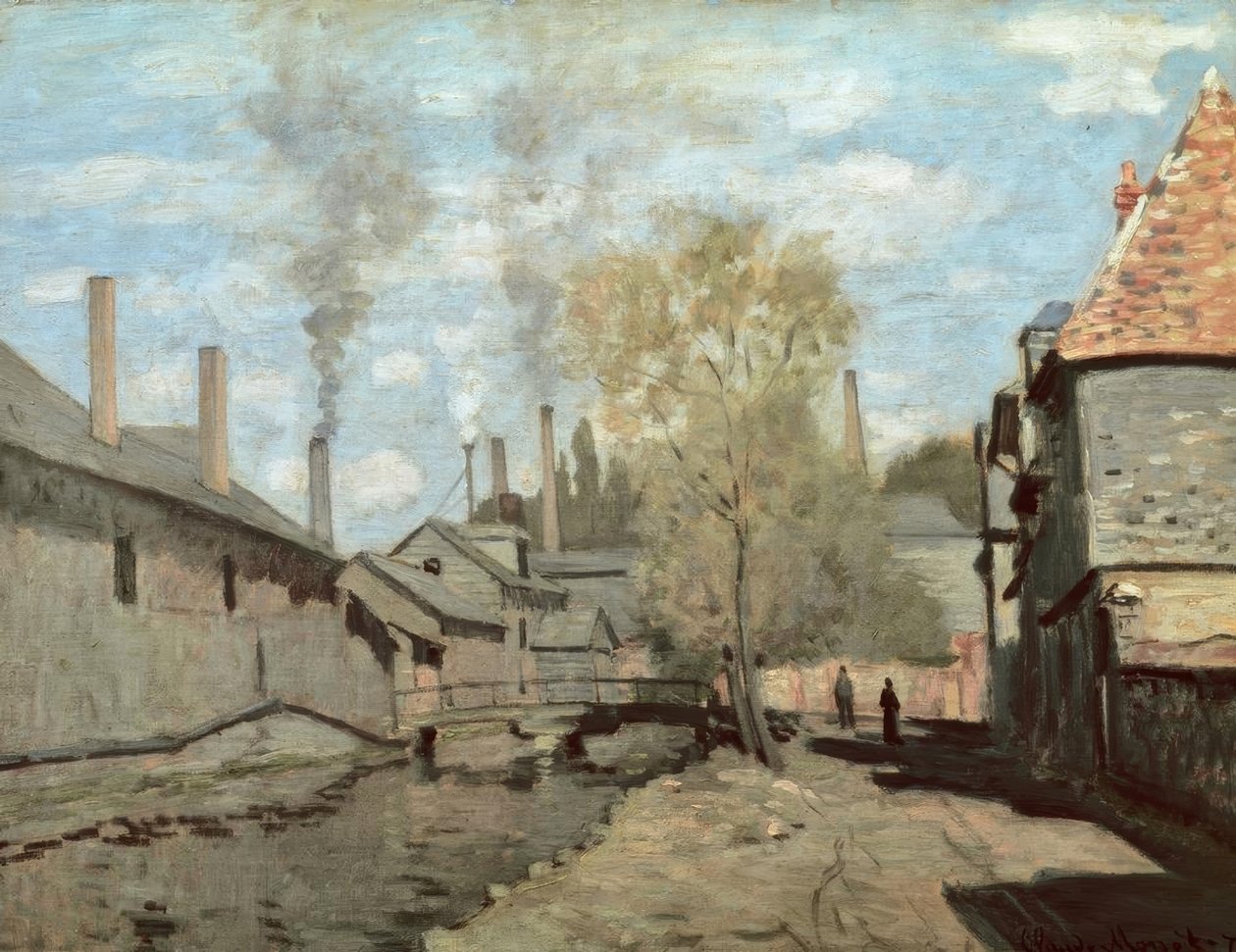 Le ruisseau de Robec - Claude Monet