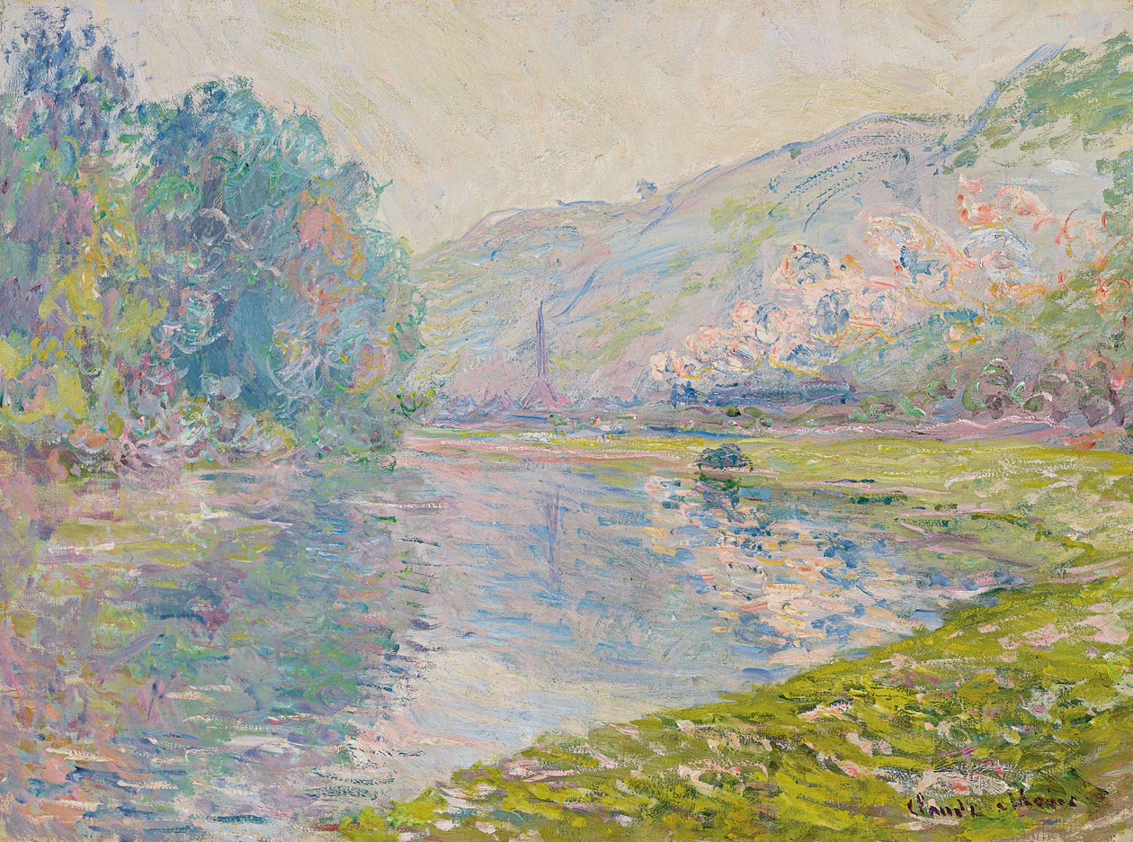Le train à Jeufosse - Claude Monet