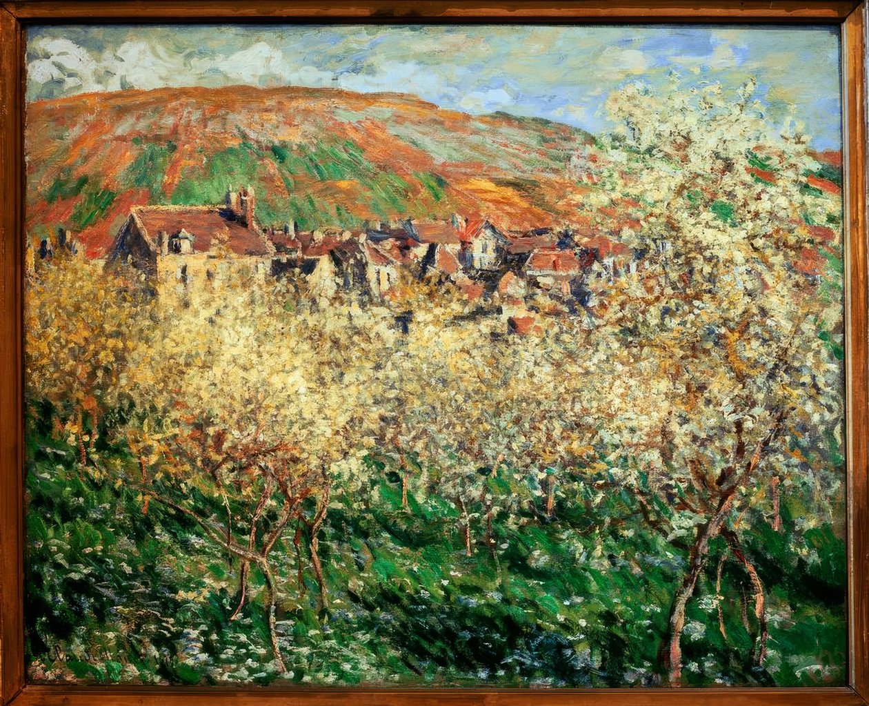 Les Pruniers en Fleurs à Vetheuil - Claude Monet