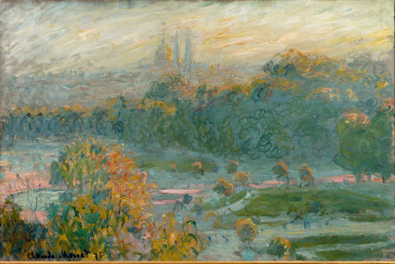 Les Tuileries, étude - Claude Monet