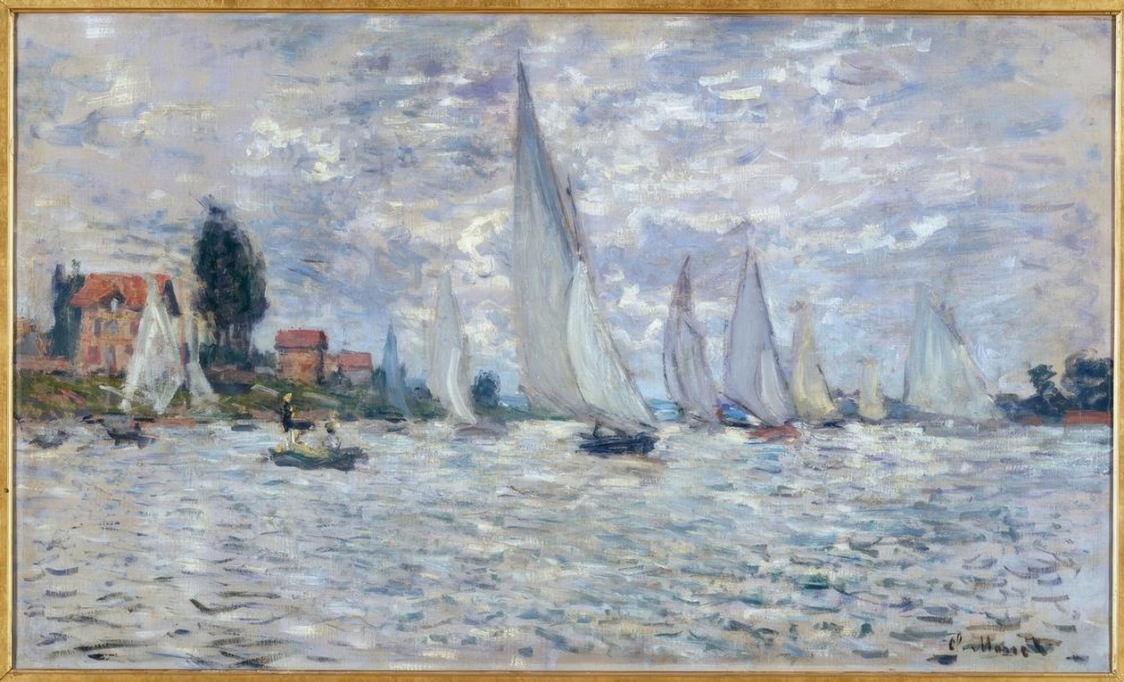 Les barques. Régates à Argenteuil - Claude Monet