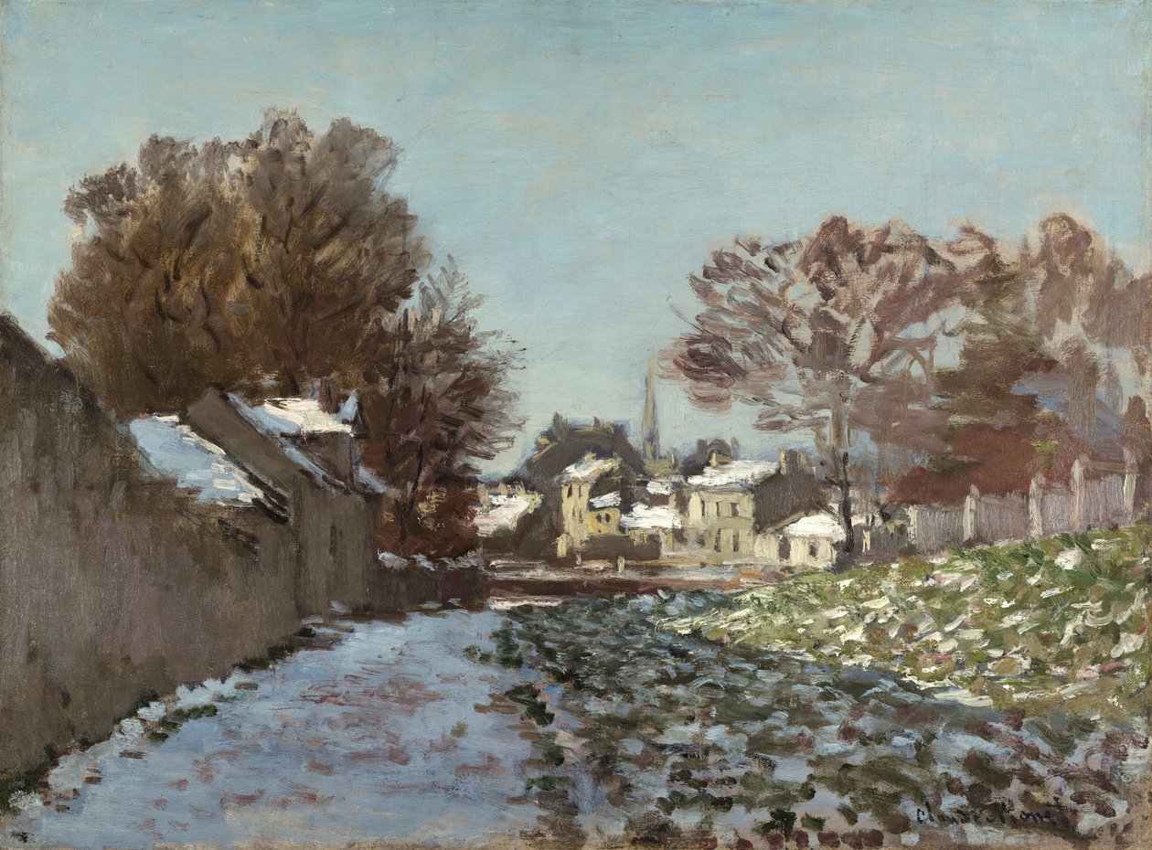 Neige à Argenteuil - Claude Monet