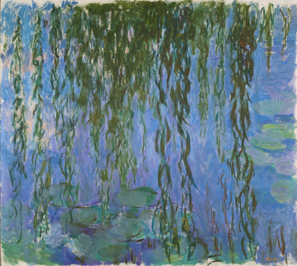 Nymphéas avec rameaux de saule, 1916-1919 - Claude Monet