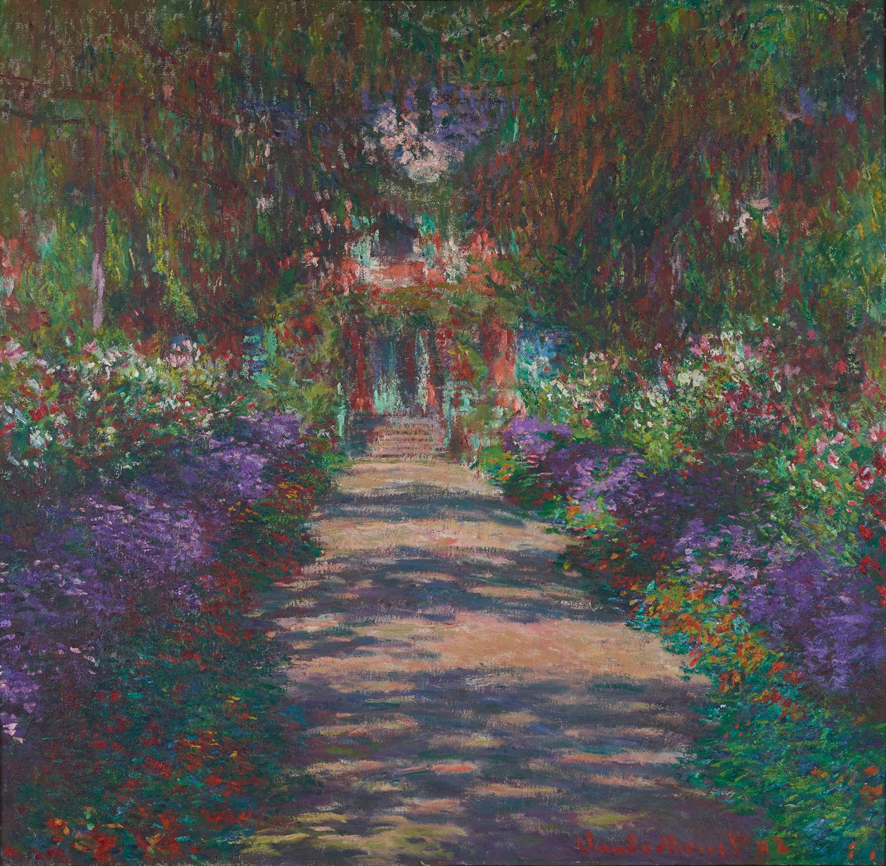 Sentier dans le jardin de Monet à Giverny, 1902 - Claude Monet