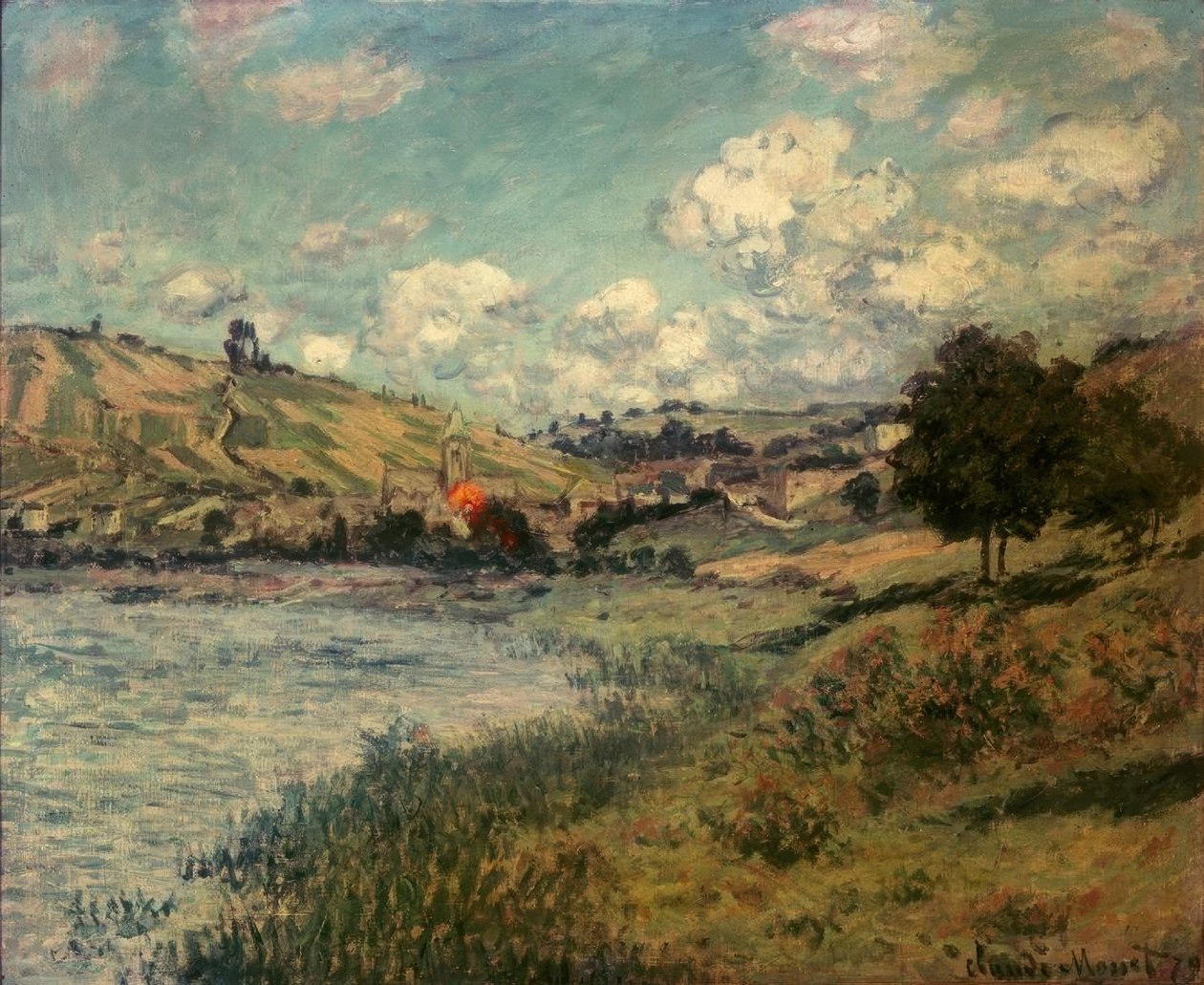 Paysage, Vétheuil - Claude Monet