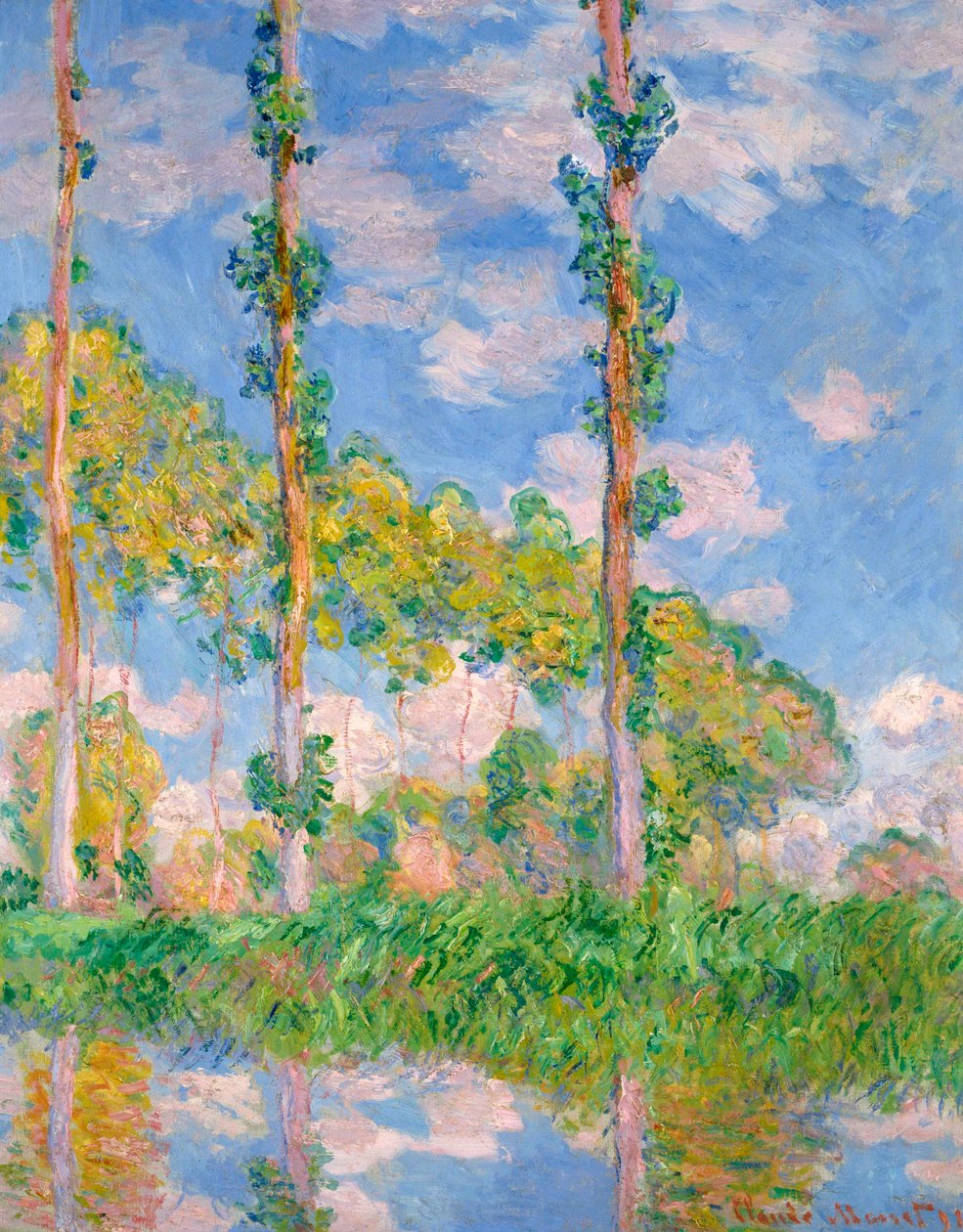 Peupliers au soleil, 1891 - Claude Monet