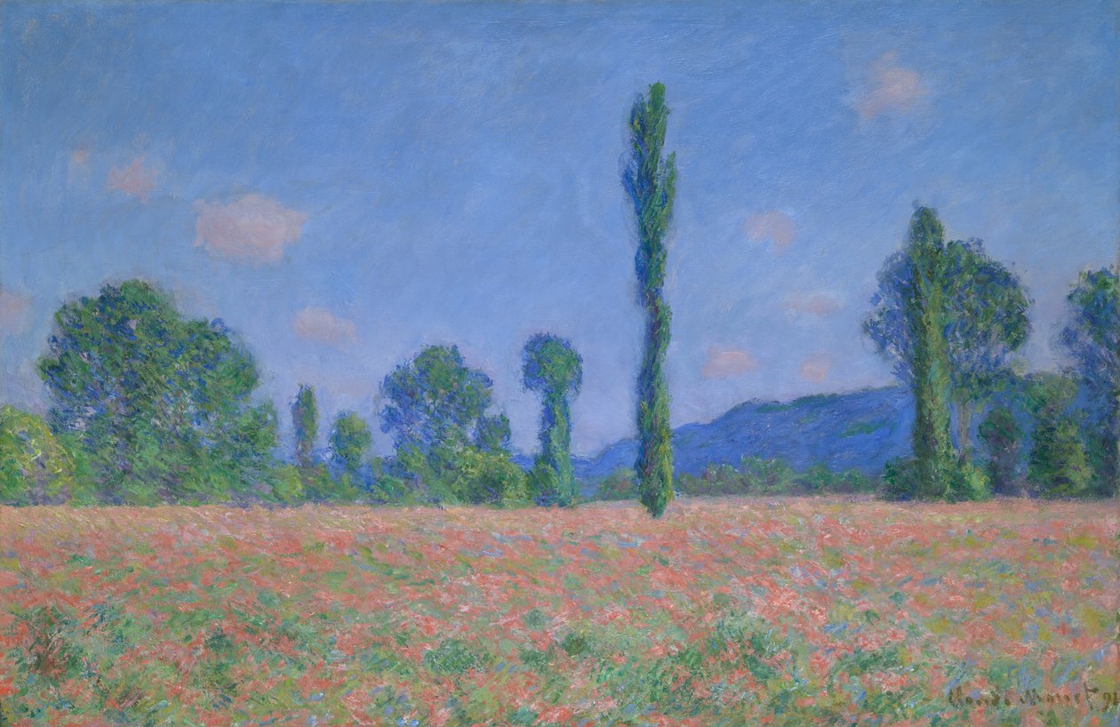 Champ de coquelicots (Giverny) - Claude Monet