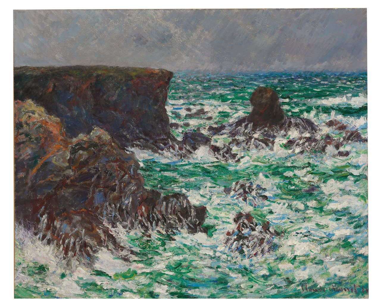 Port-Coton : Le Lion, 1886 - Claude Monet