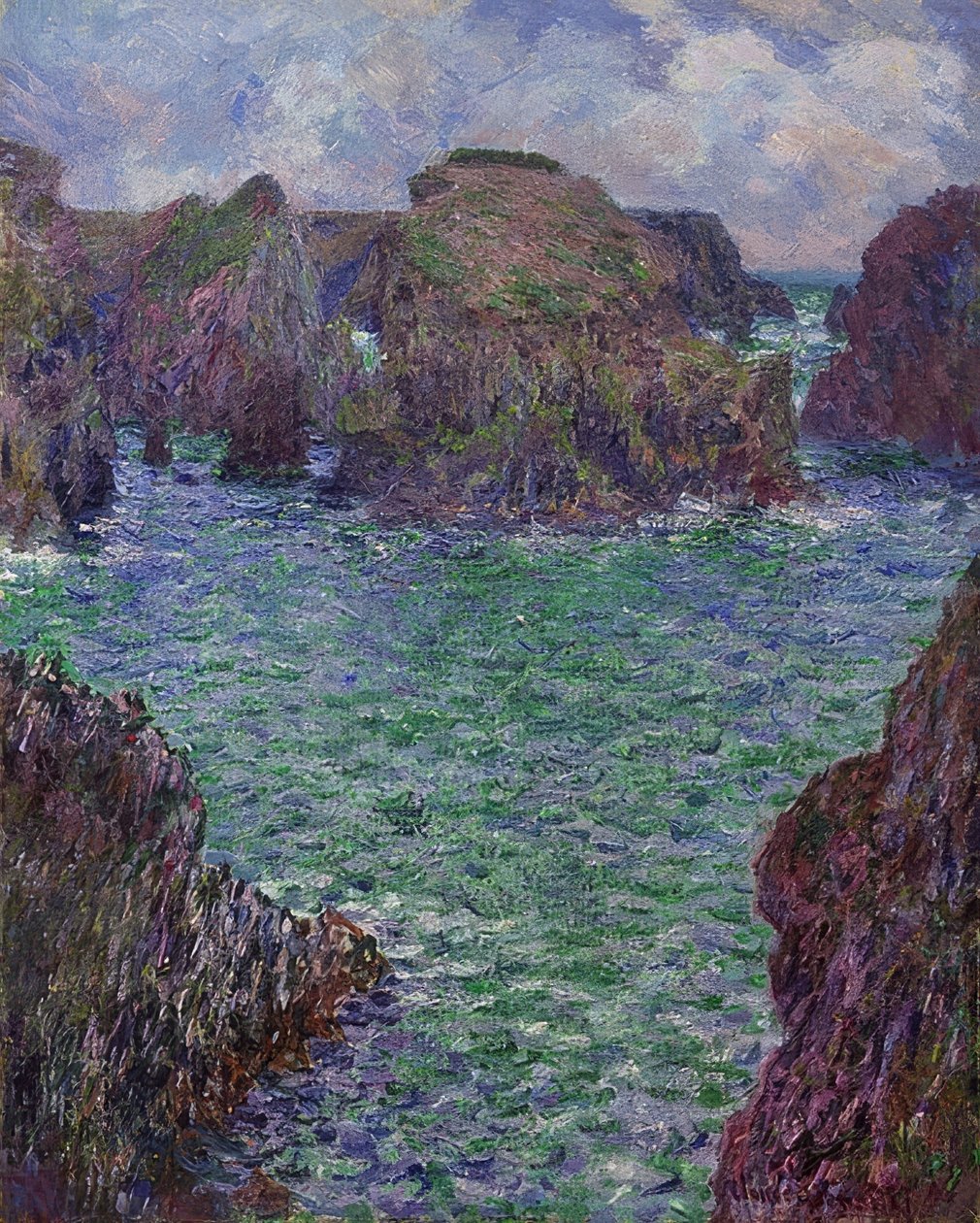 Port-Goulphar, Belle-Île. 1887 - Claude Monet