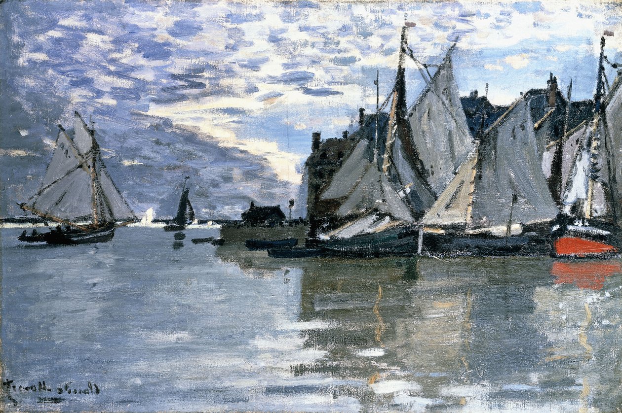 Bateaux à voile, c.1864-1866 - Claude Monet