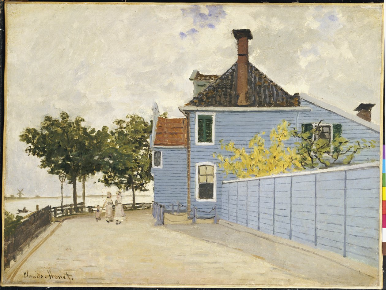 La Maison Bleue, Zaandam - Claude Monet