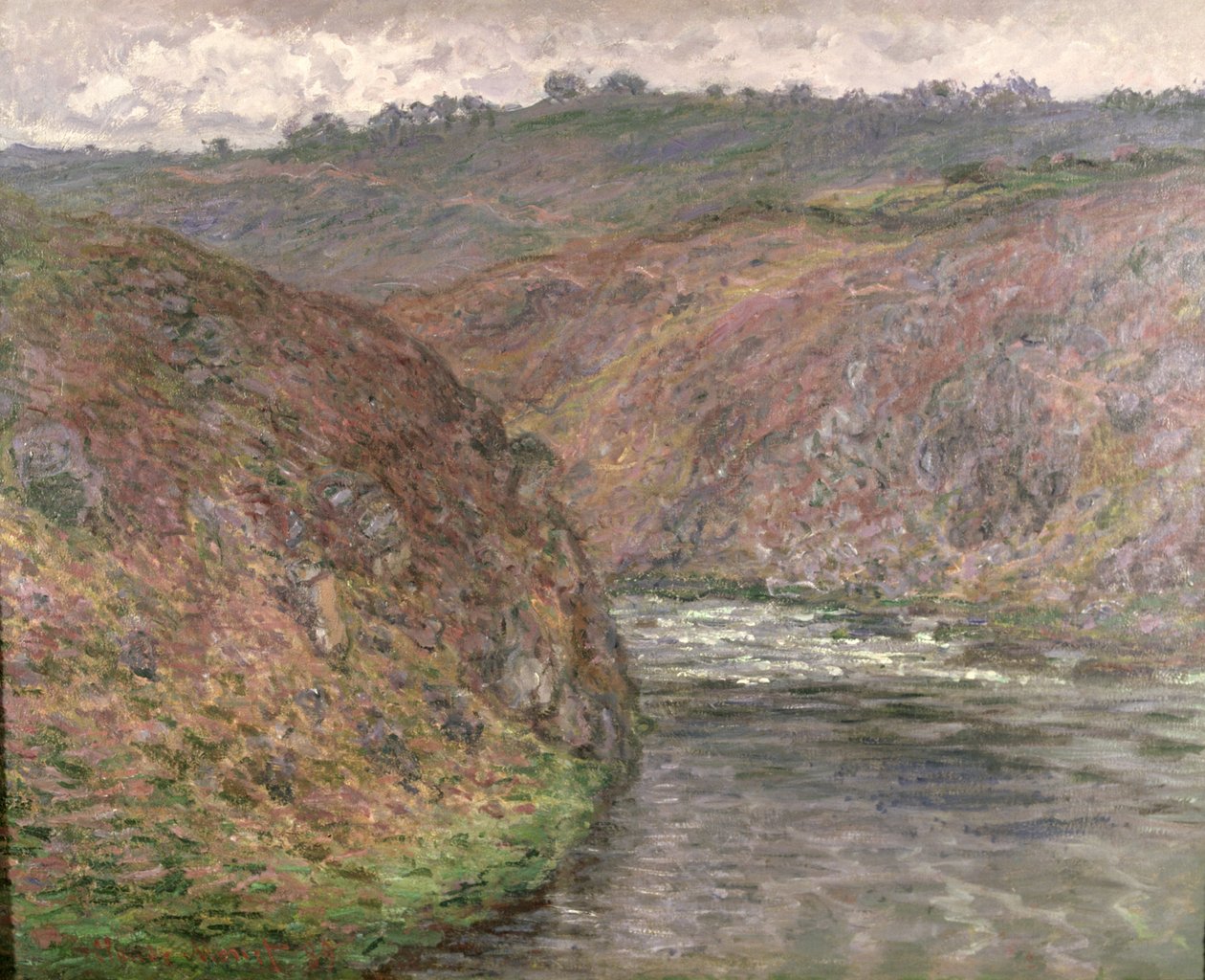 La Creuse, temps sombre - Claude Monet