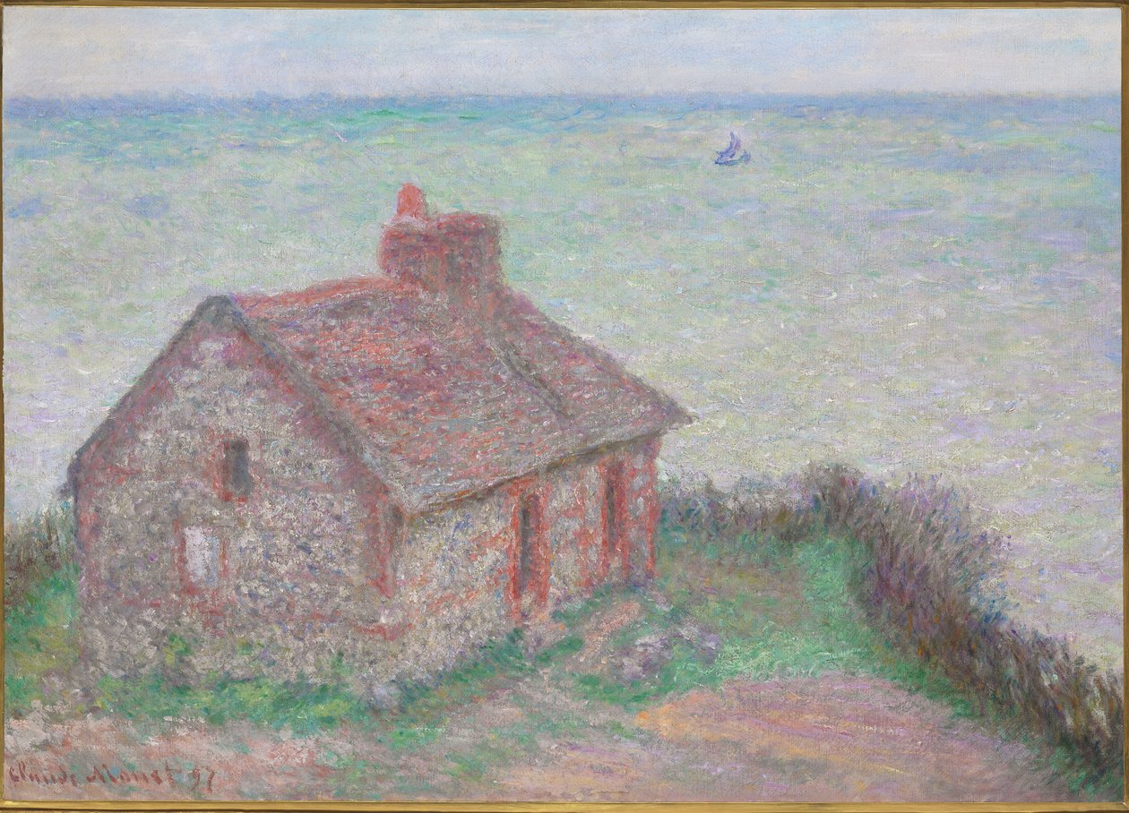 La Douane, Effet rose, 1897 - Claude Monet