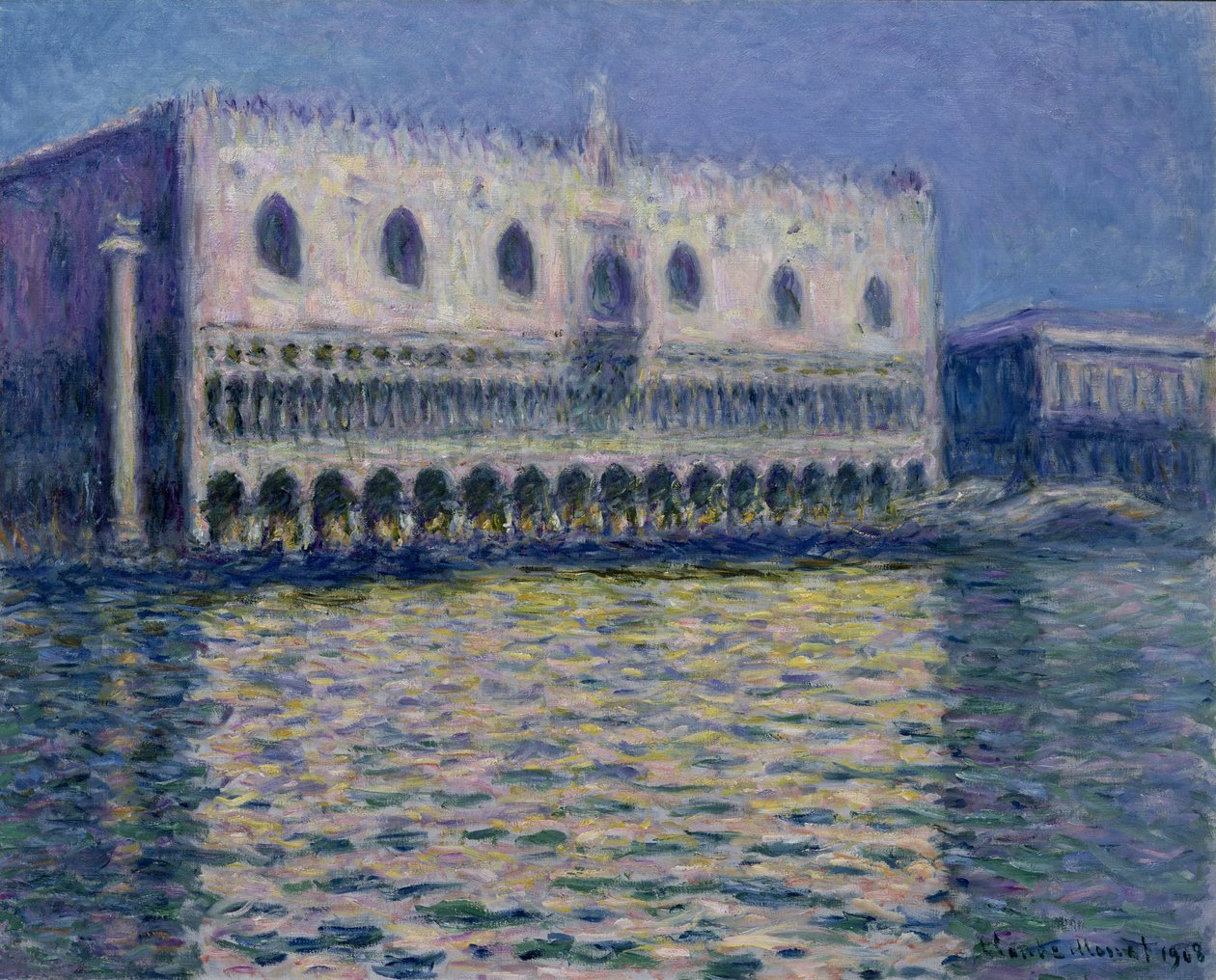 Le Palais des Doges à Venise - Claude Monet