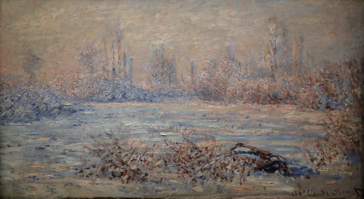 Le givre, effet de soleil - Claude Monet
