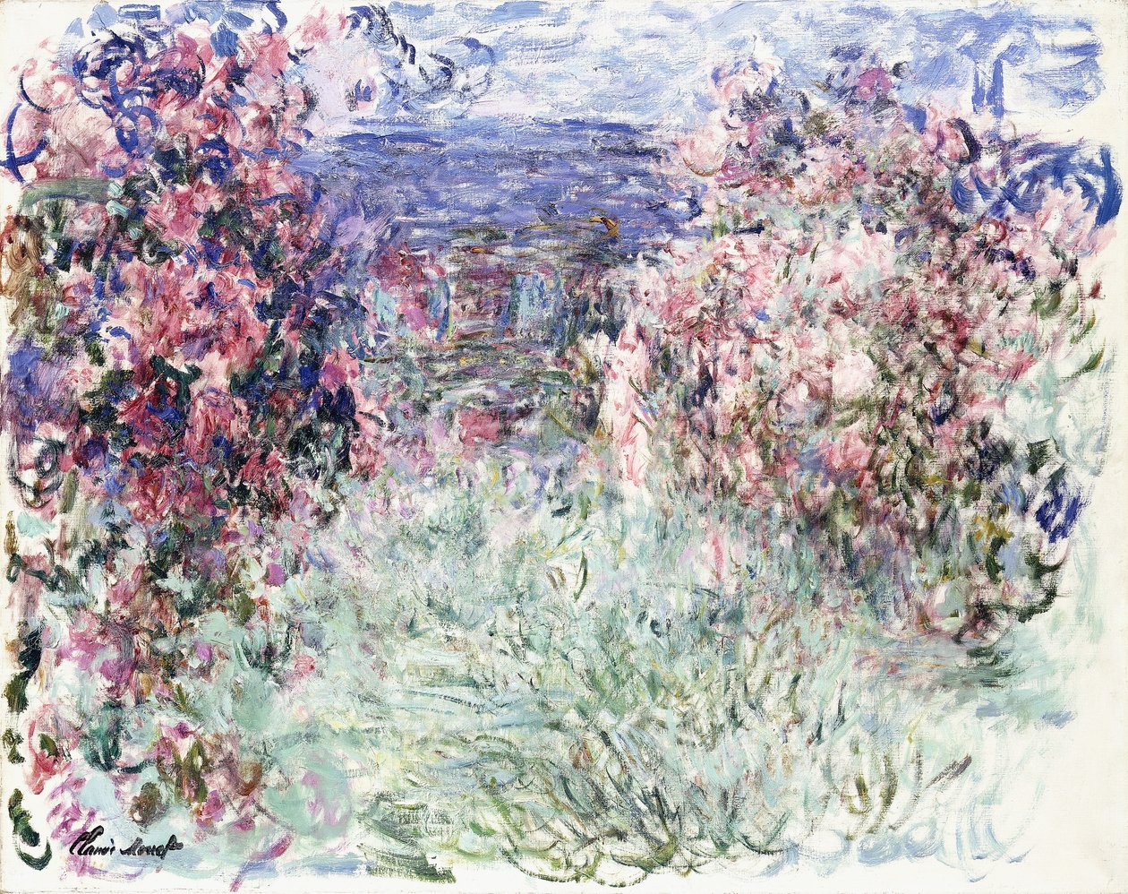 La maison parmi les roses, 1925 - Claude Monet