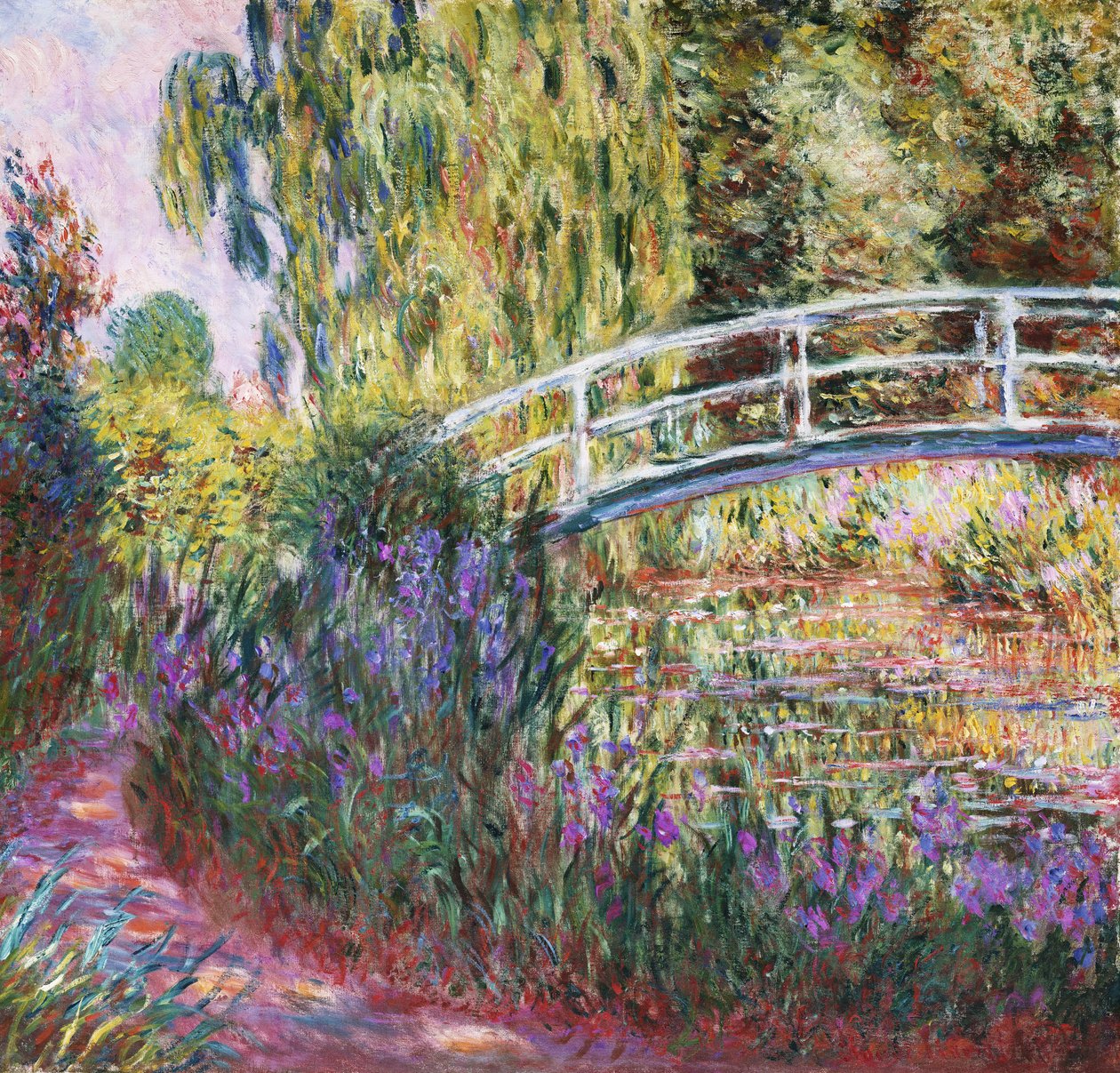 Le Pont japonais, Étang aux nénuphars - Claude Monet