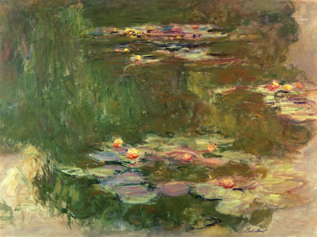 Le Bassin aux nymphéas, vers 1917 - Claude Monet