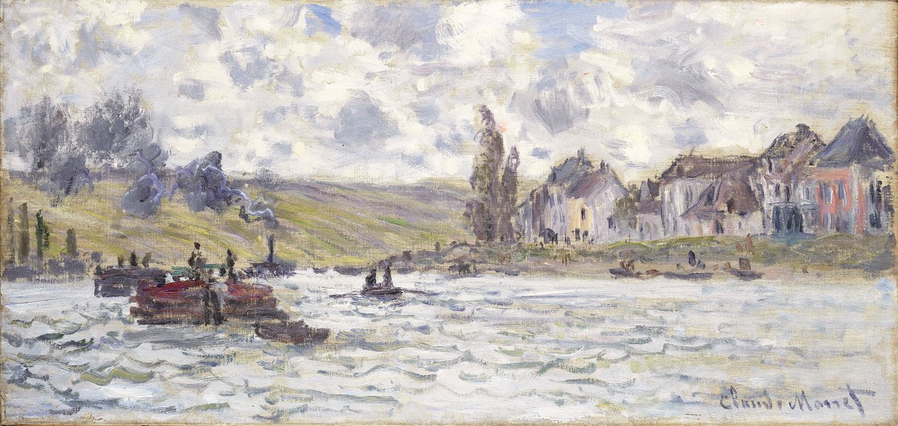 Le village de Lavacourt, 1878 - Claude Monet