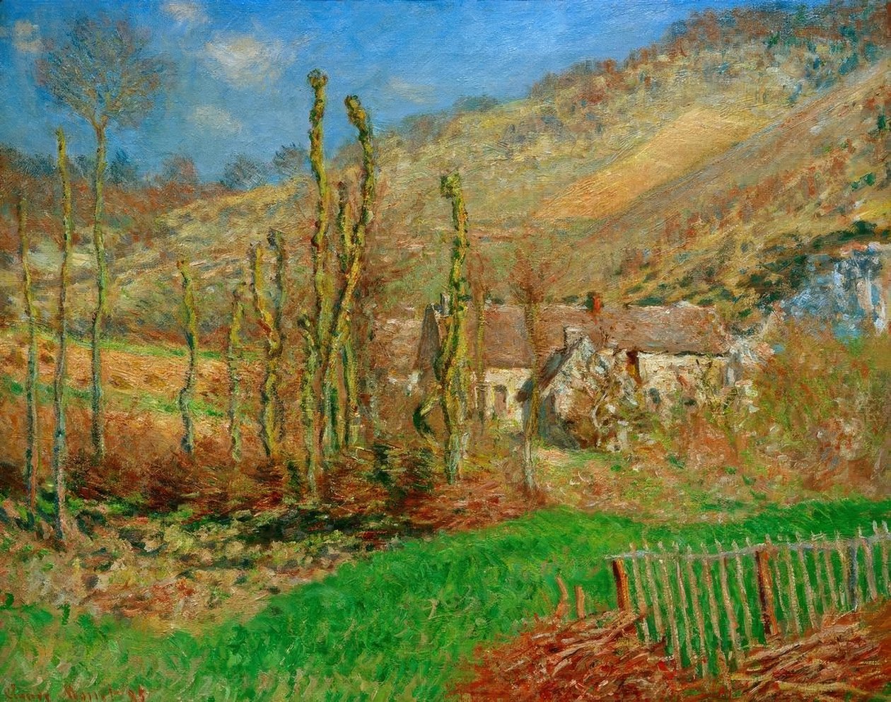 Val de Falaise en hiver - Claude Monet