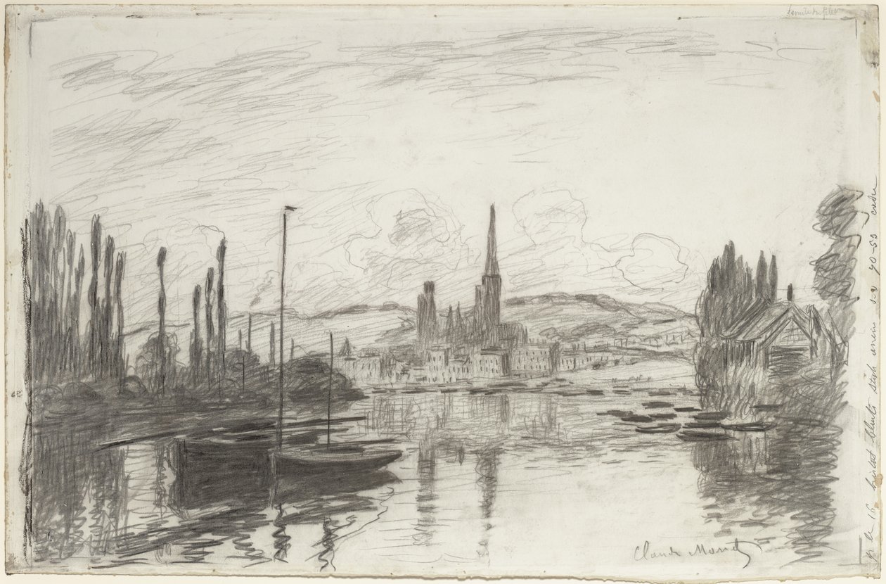 Vue de Rouen, 1883 - Claude Monet