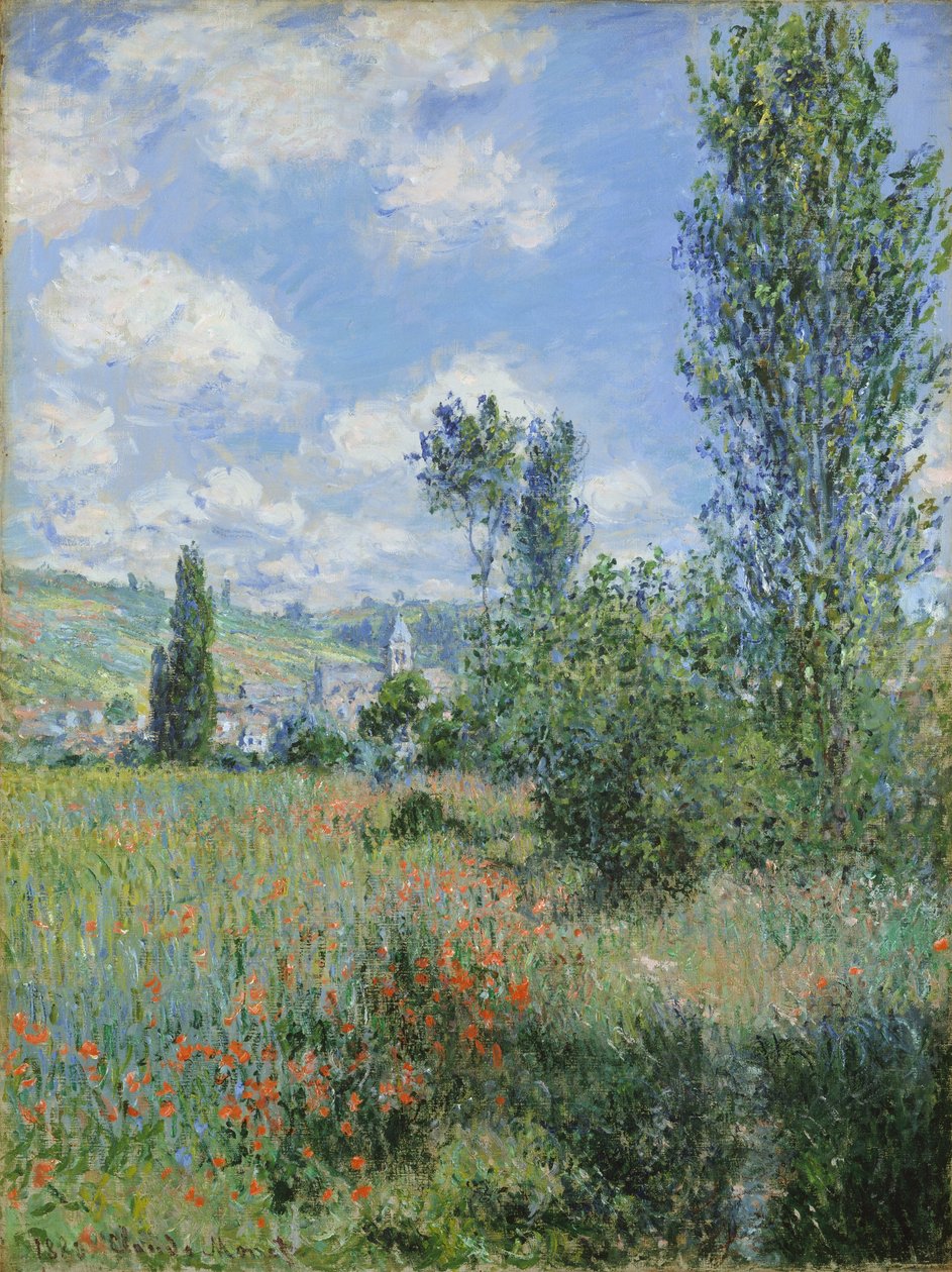Vue de Vétheuil - Claude Monet