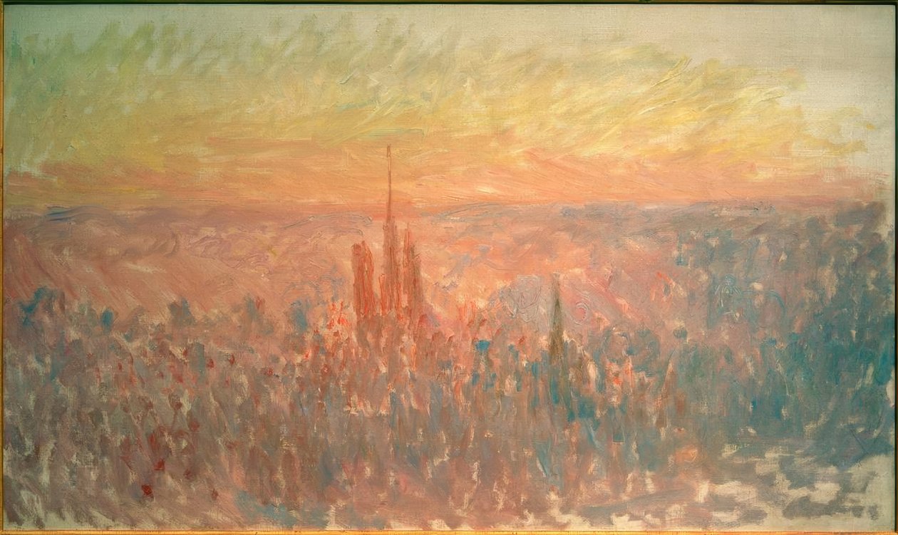 Vue générale de Rouen - Claude Monet