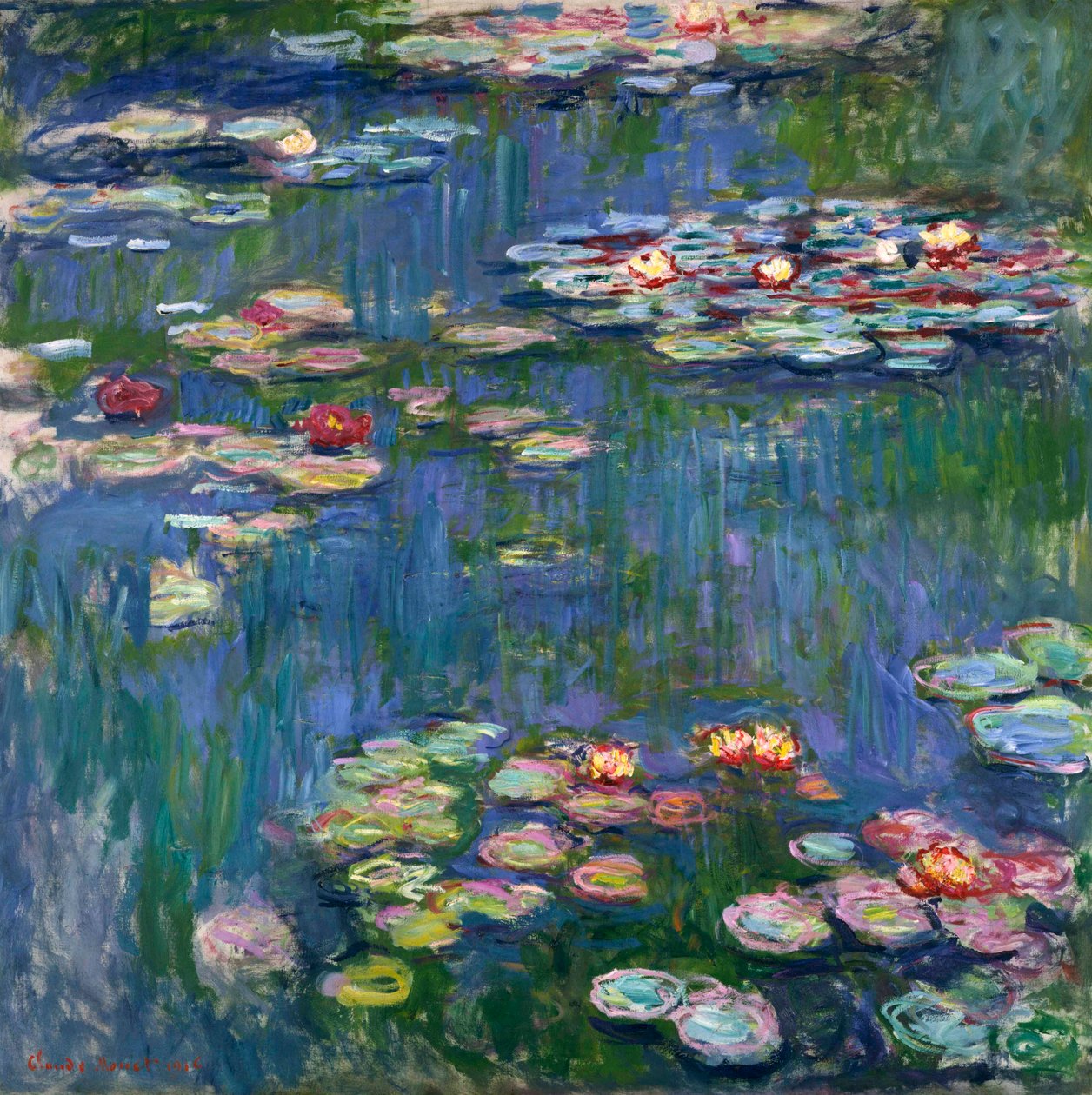 Nymphéas, 1916 - Claude Monet