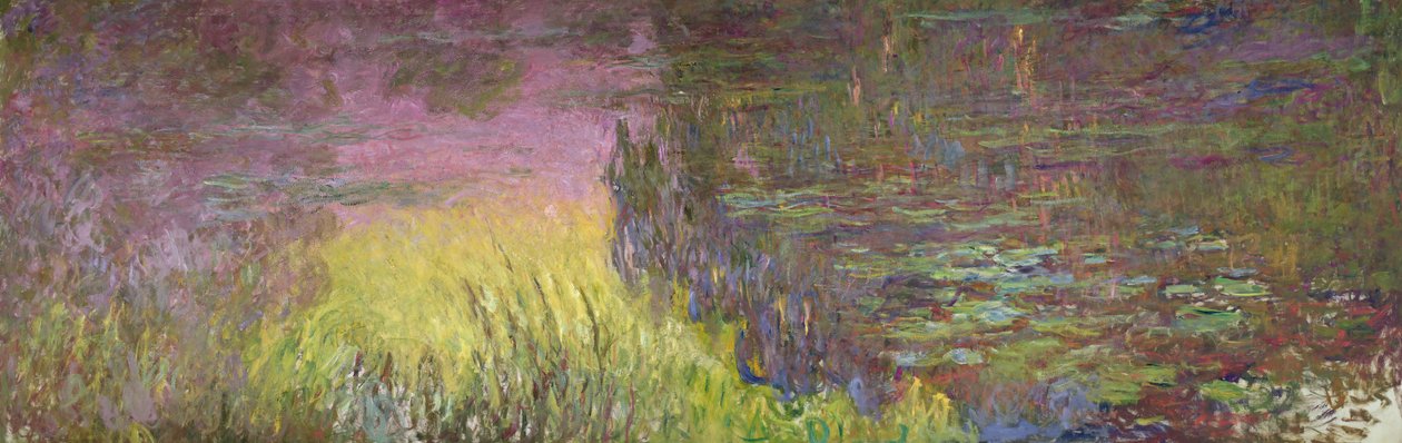 Nénuphars au Coucher du Soleil - Claude Monet