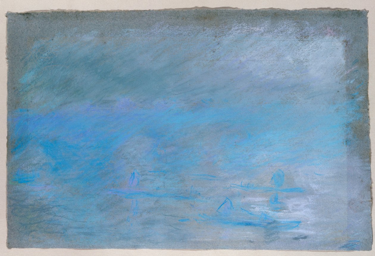Pont de Waterloo, Brouillard - Claude Monet
