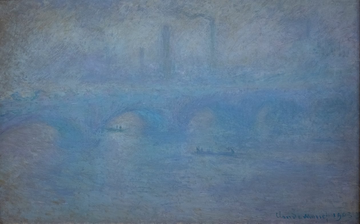 Pont de Waterloo. Effet de brouillard - Claude Monet
